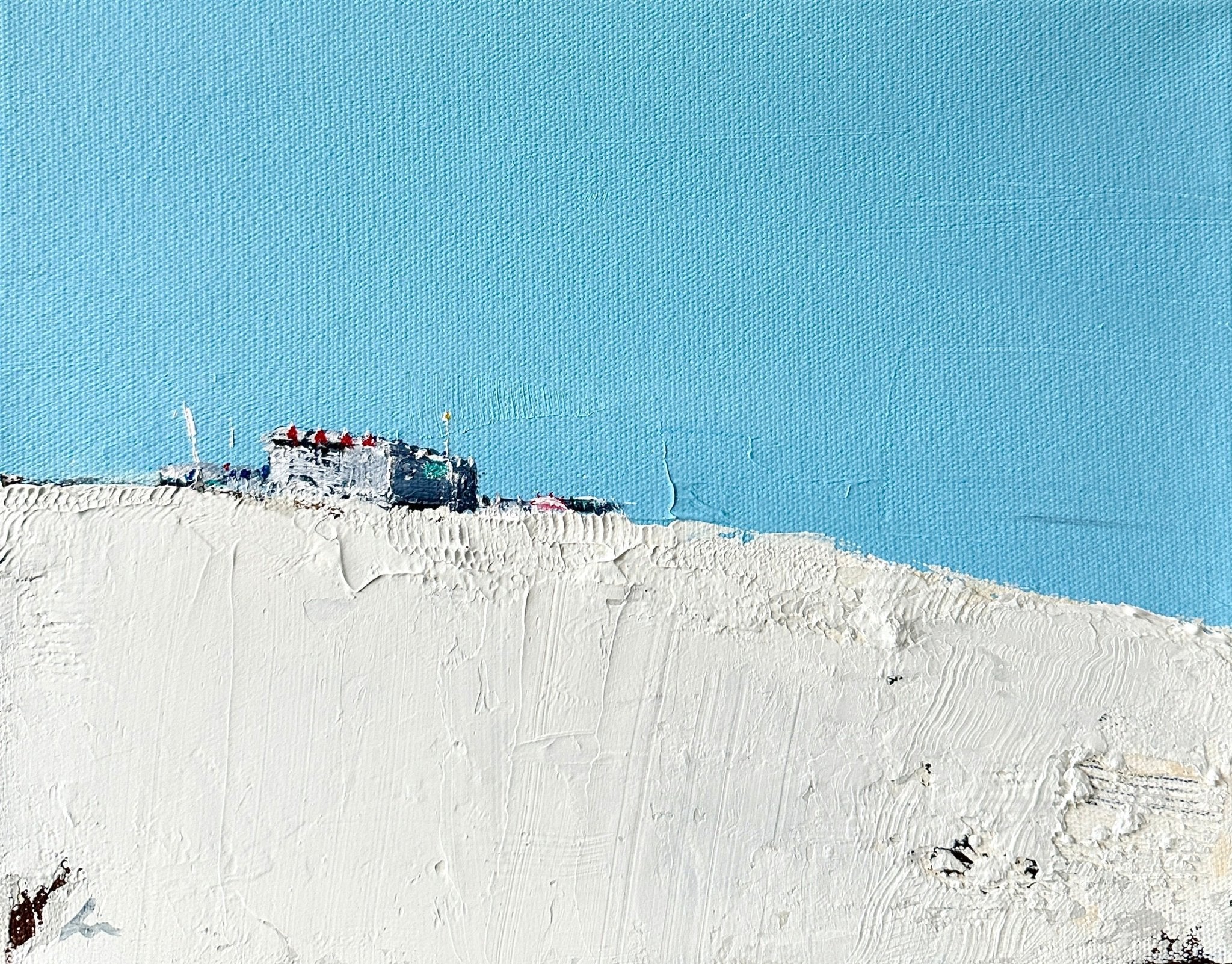 Beach Shacks IV by Deborah Hill at LePrince Galleries