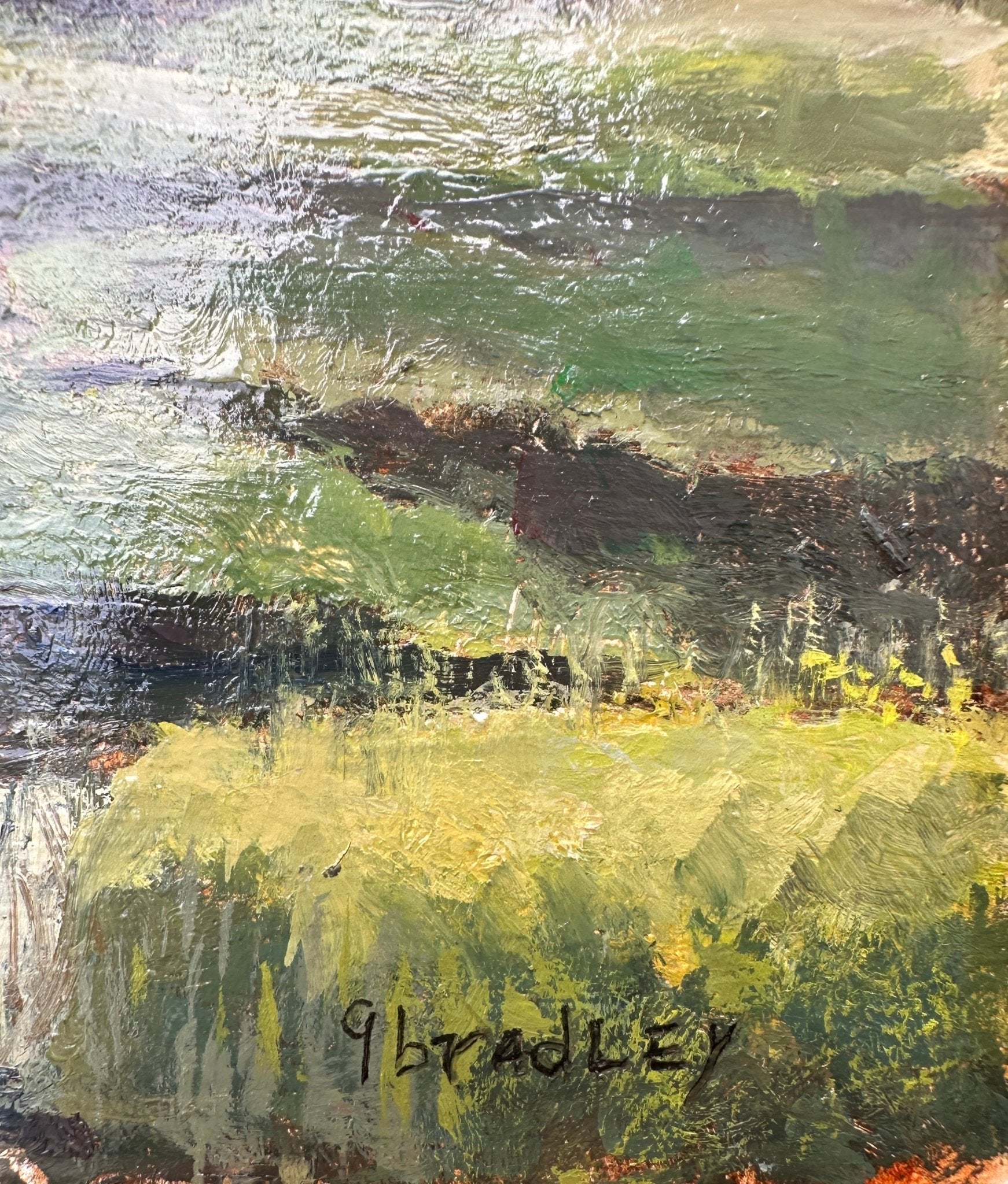 Evening on Bear Creek by Gary Bradley at LePrince Galleries