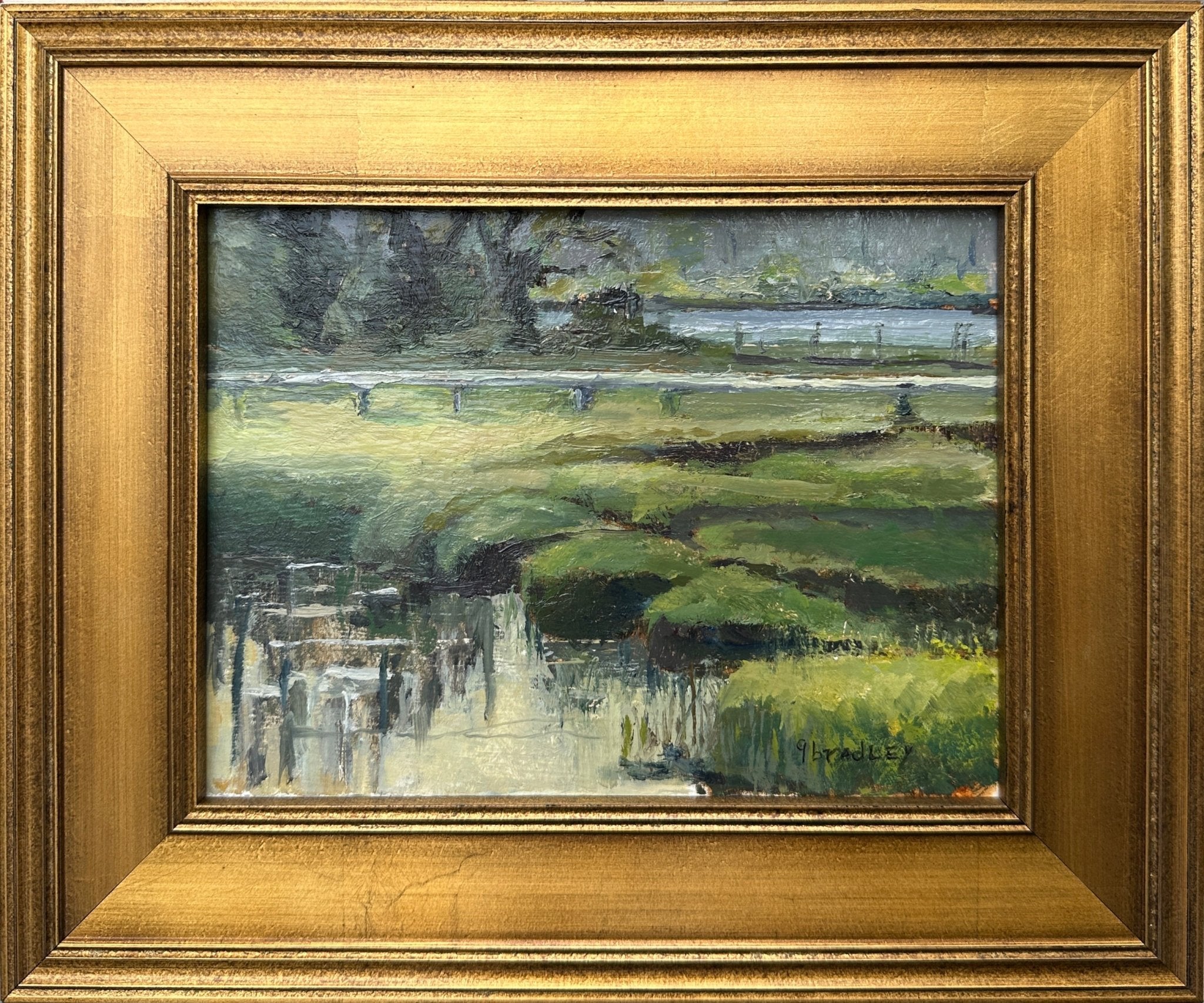 Evening on Bear Creek by Gary Bradley at LePrince Galleries