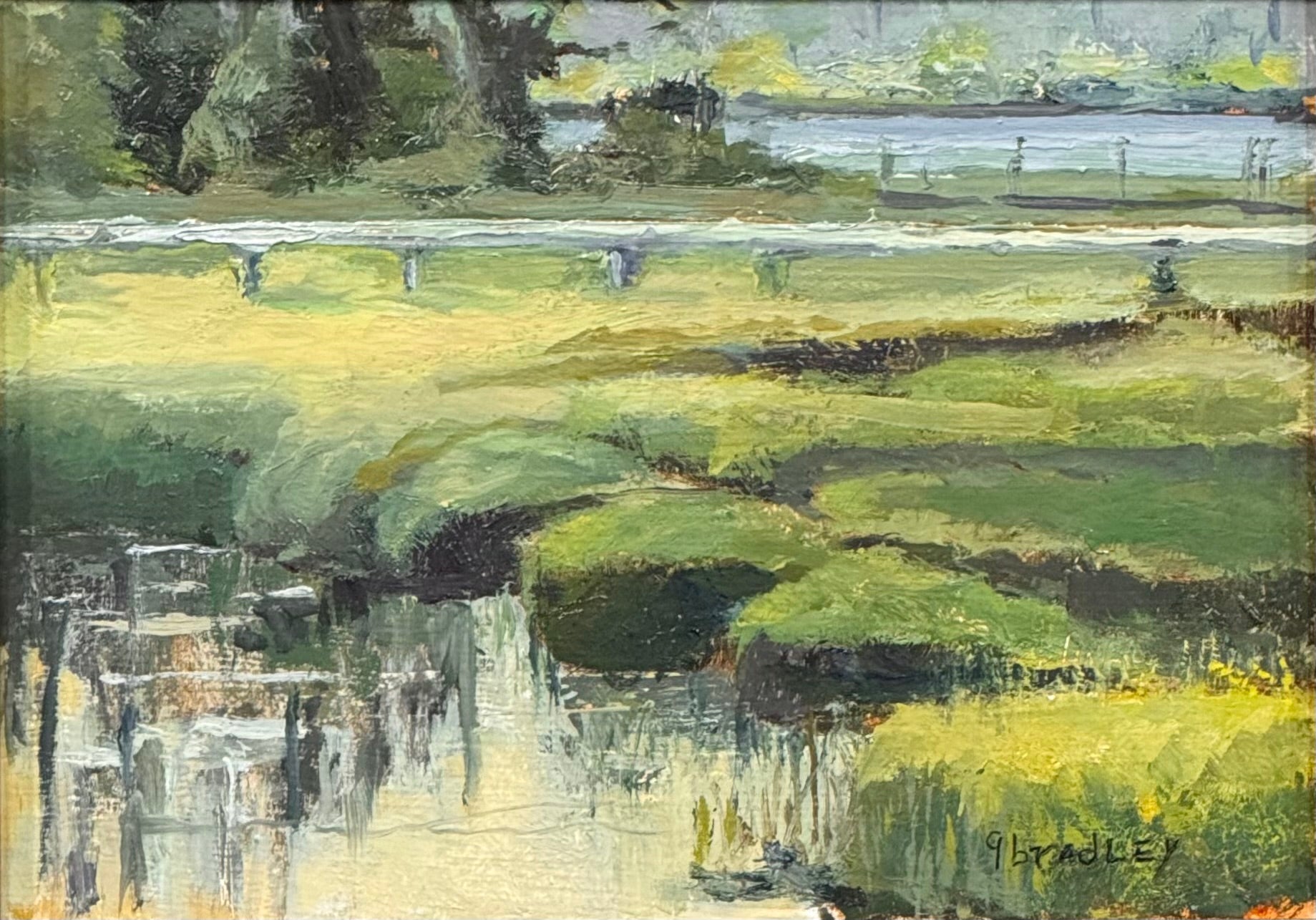 Evening on Bear Creek by Gary Bradley at LePrince Galleries