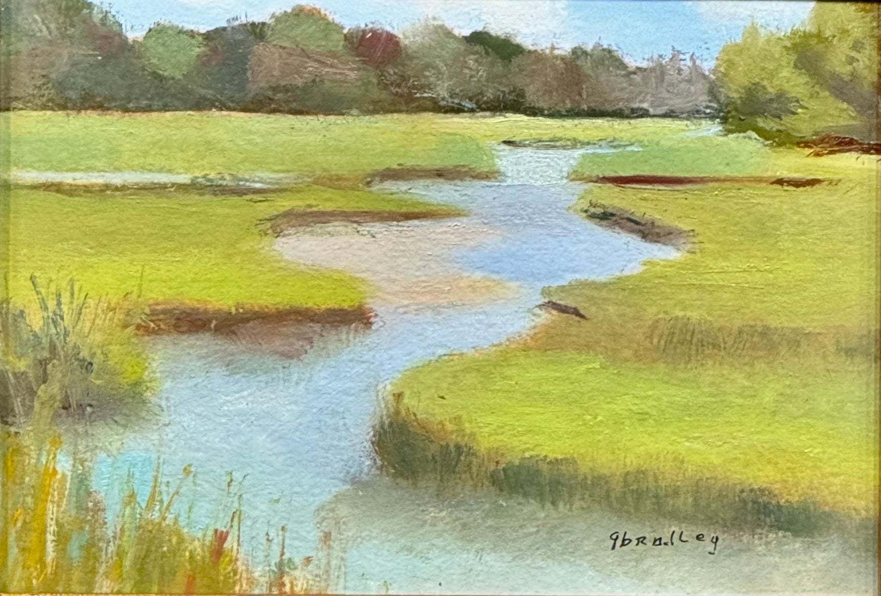Gentle Marsh by Gary Bradley at LePrince Galleries