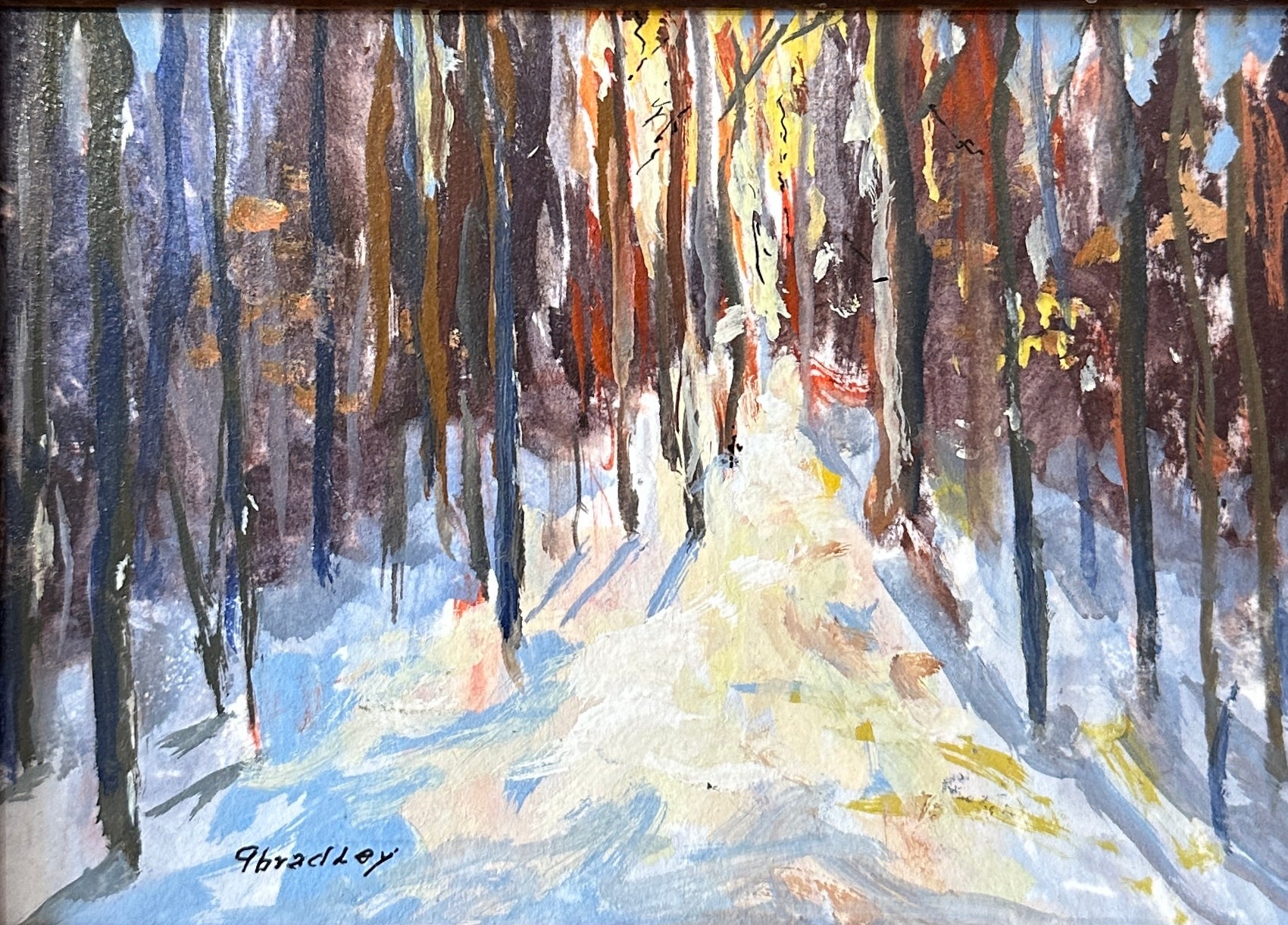 Light in the Woods by Gary Bradley at LePrince Galleries