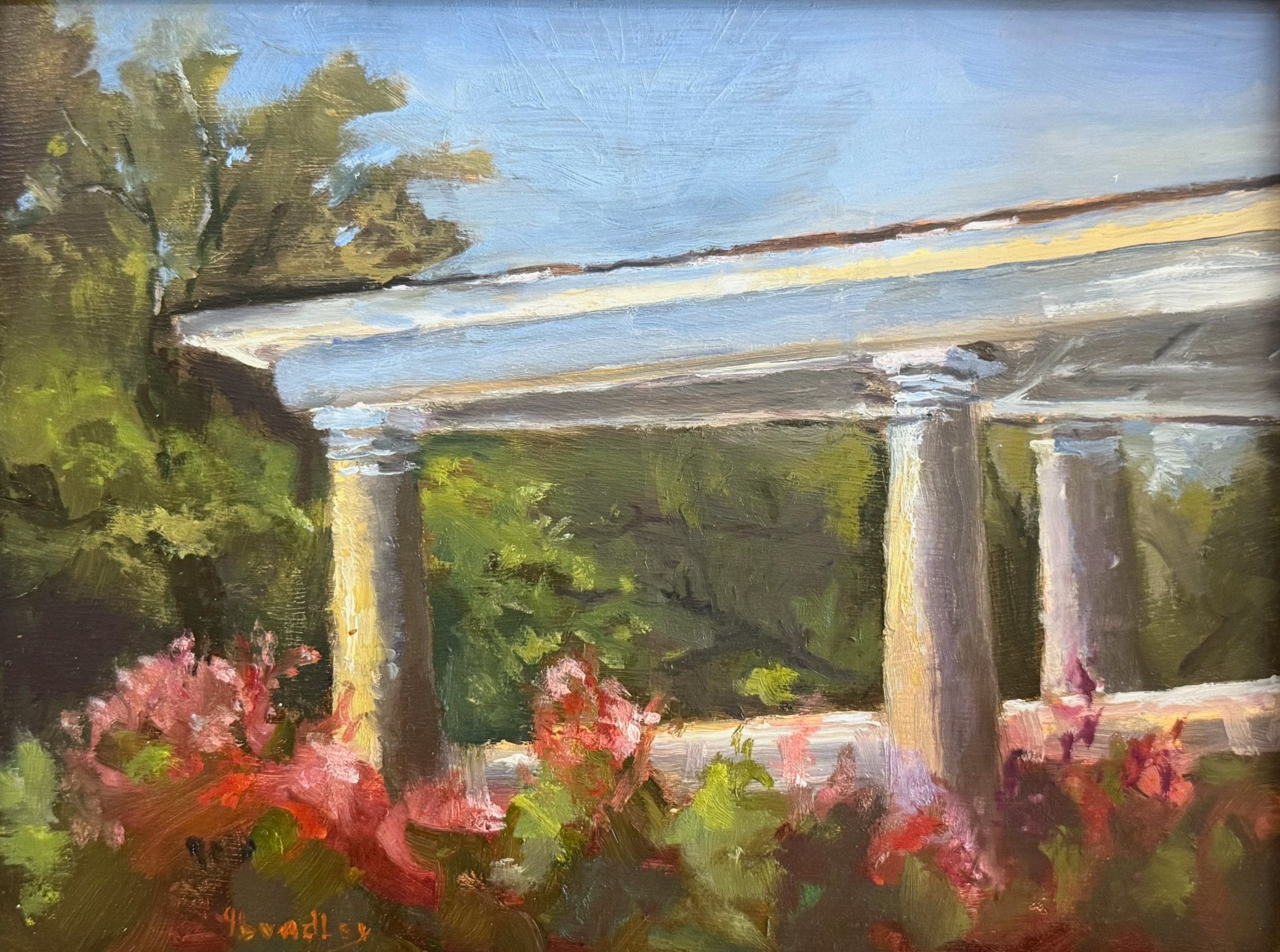 Magnolia Porch by Gary Bradley at LePrince Galleries