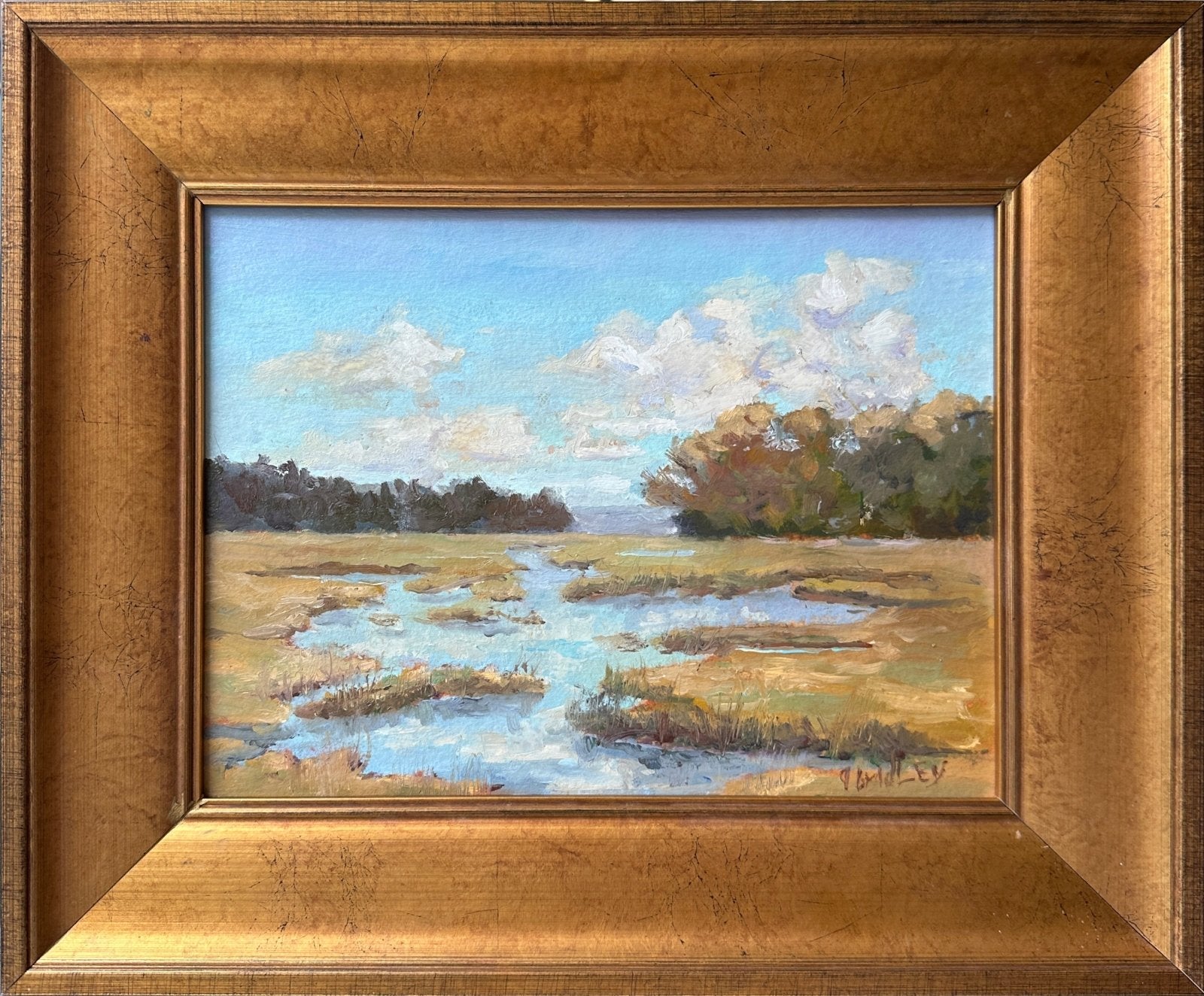 Marsh Clouds by Gary Bradley at LePrince Galleries