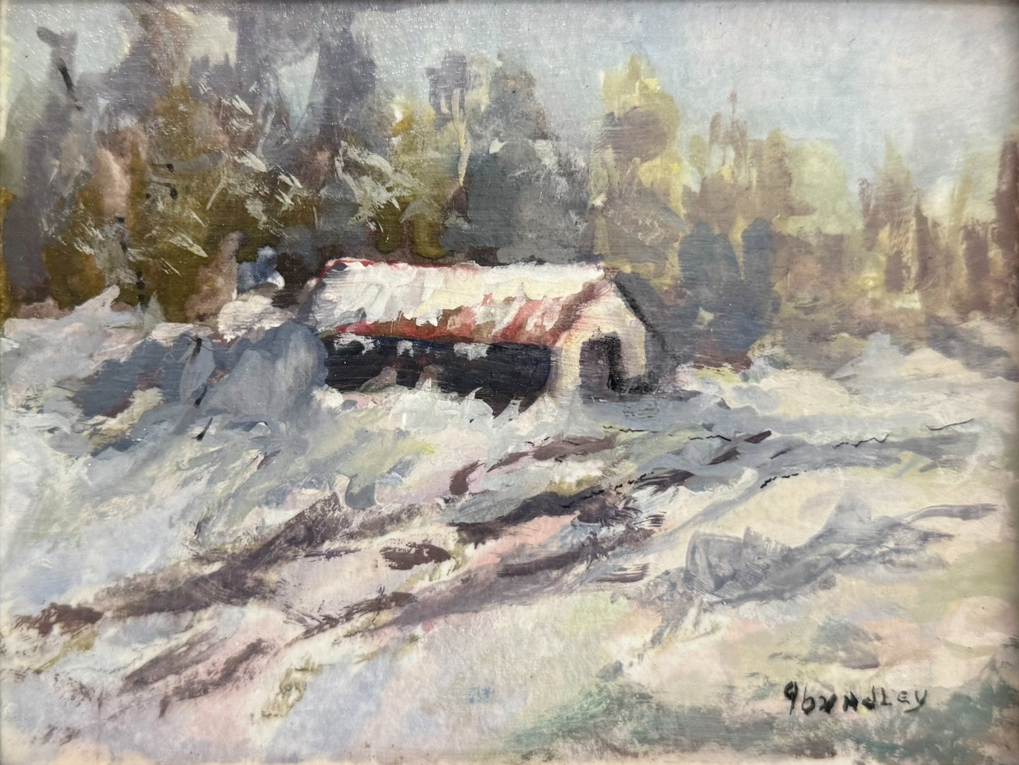 Snow Storm by Gary Bradley at LePrince Galleries