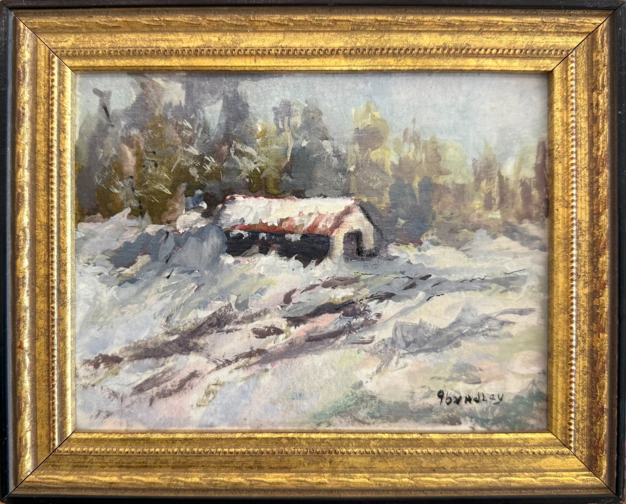 Snow Storm by Gary Bradley at LePrince Galleries