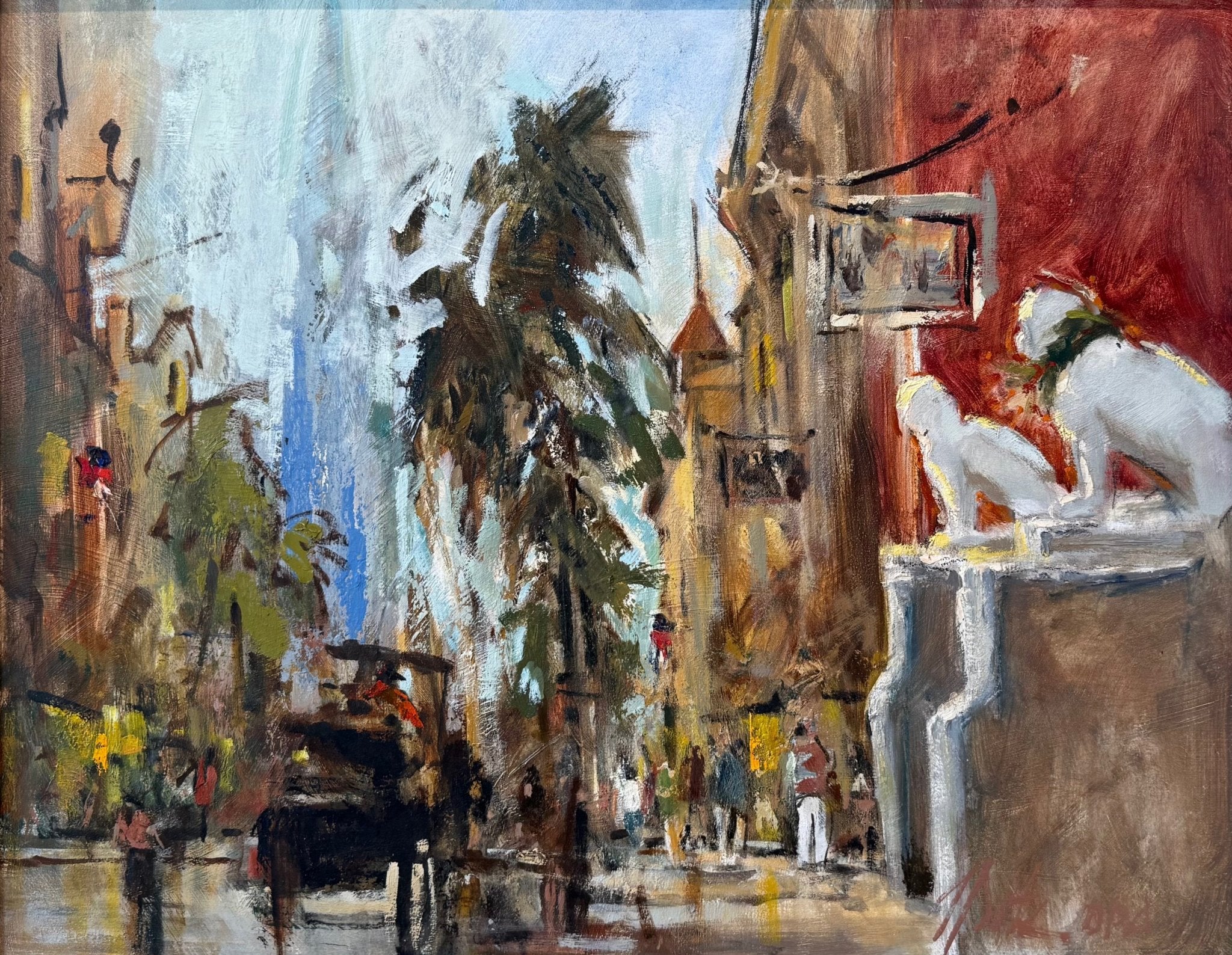 Broad Street, Charleston by George Pate at LePrince Galleries