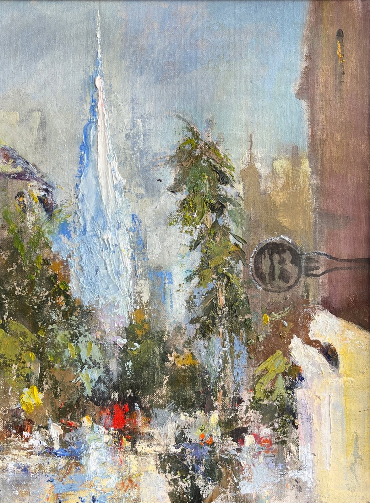 George Pate Original Cityscape by George Pate at LePrince Galleries