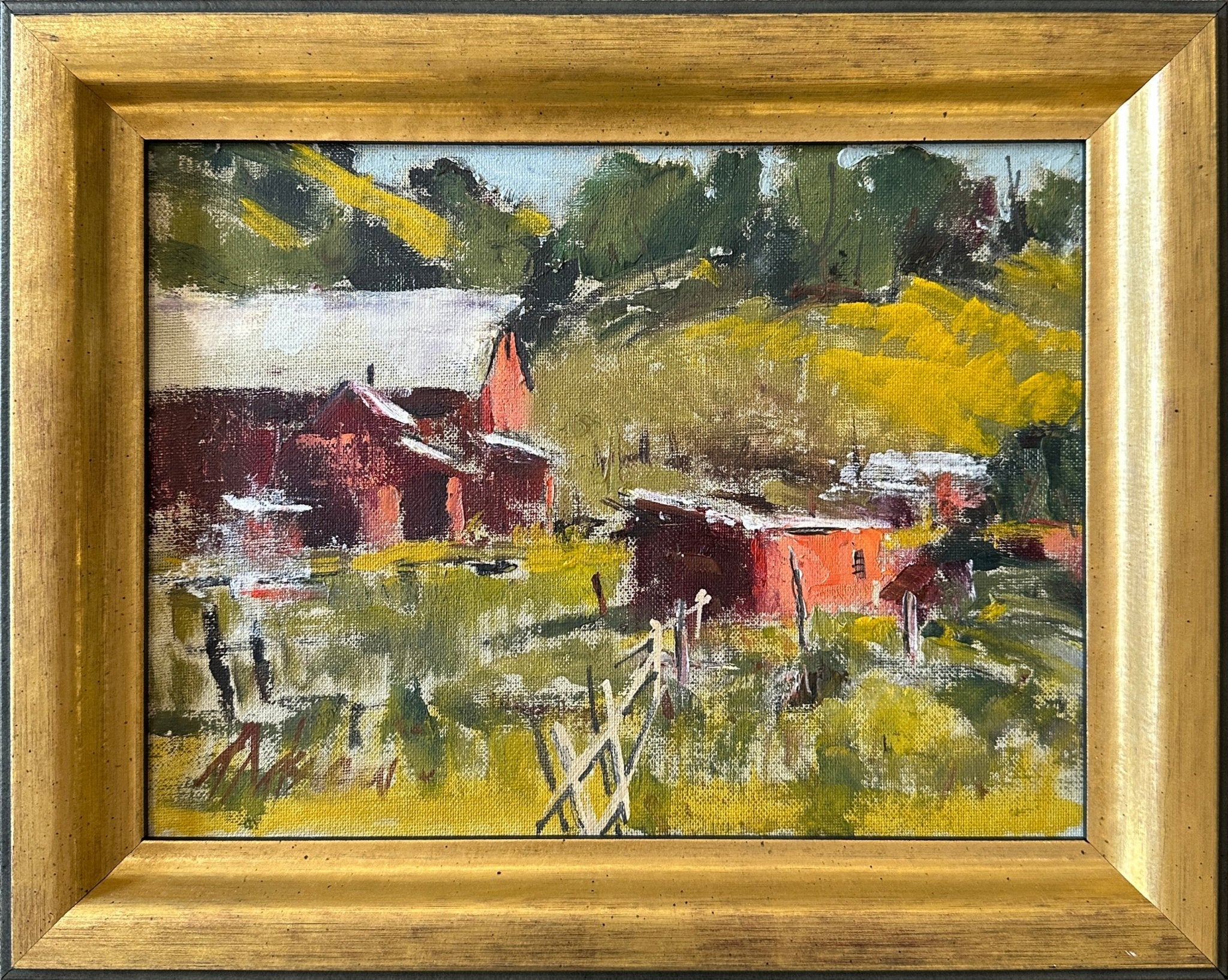 Red Barn by George Pate at LePrince Galleries