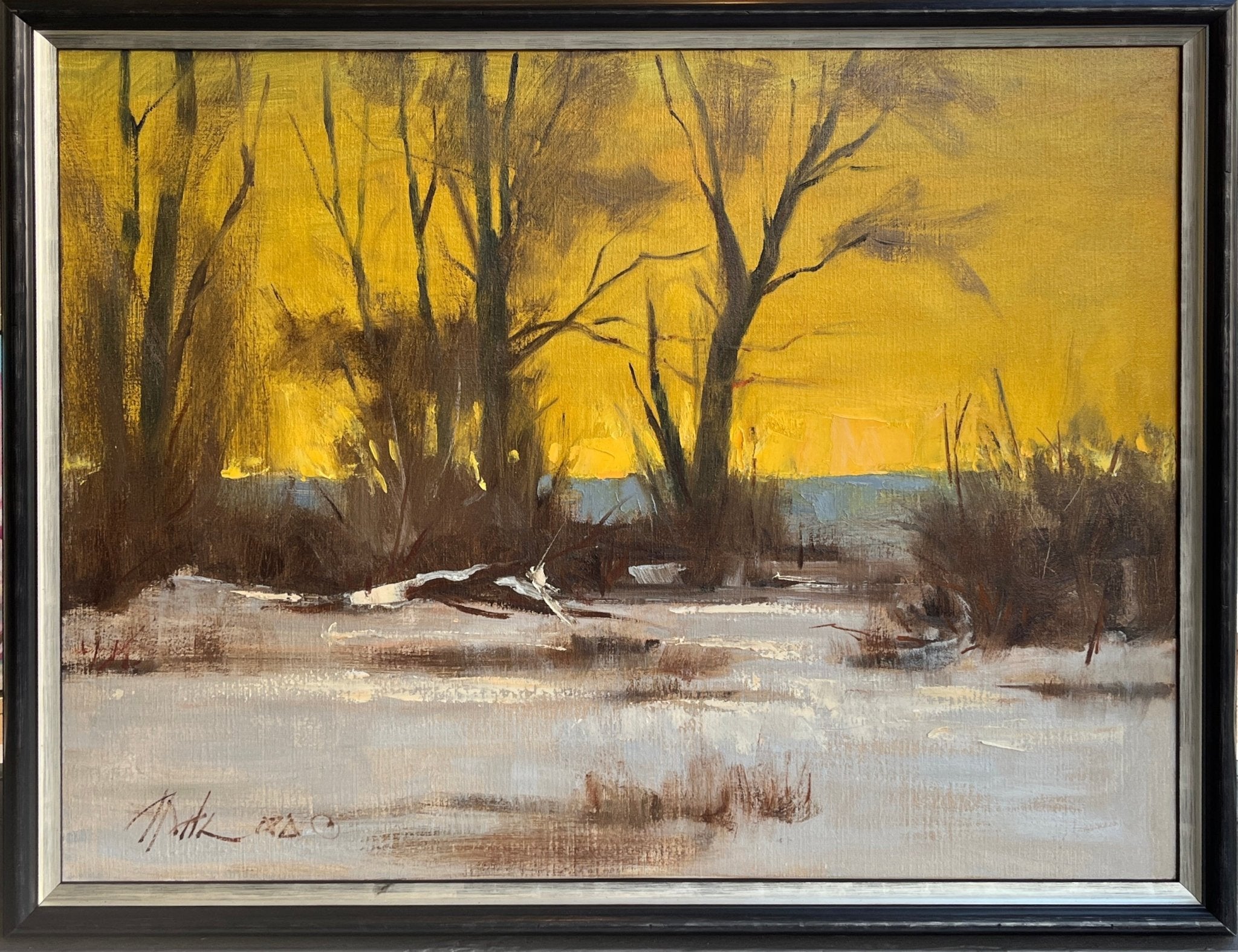 Winter Twilight by George Pate at LePrince Galleries