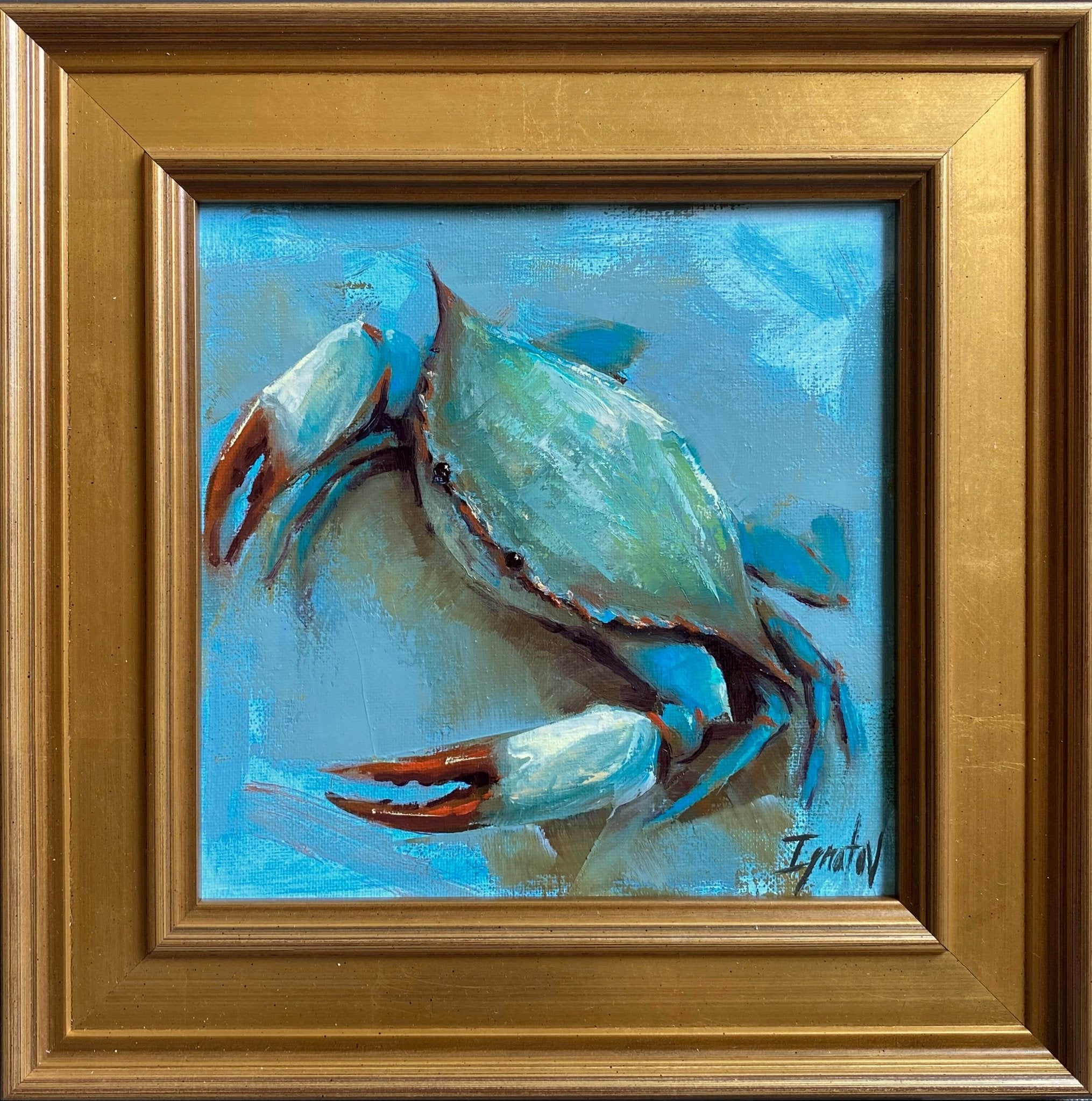 Blue Crab by Ignat Ignatov at LePrince Galleries