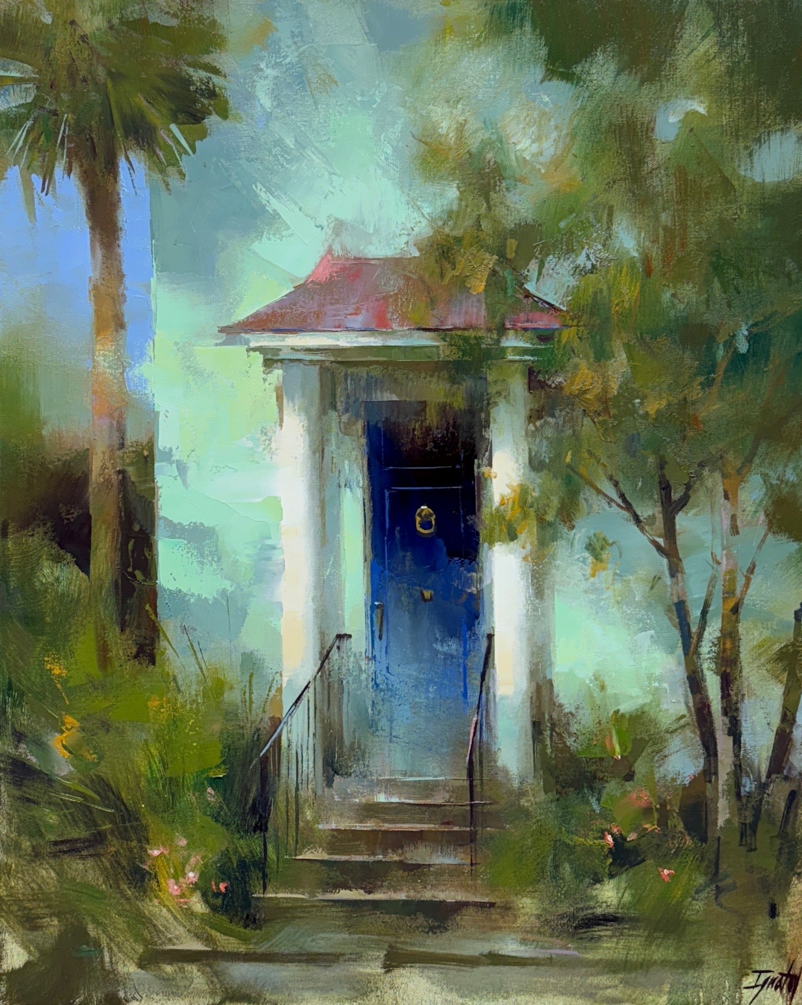 Blue Door by Ignat Ignatov at LePrince Galleries