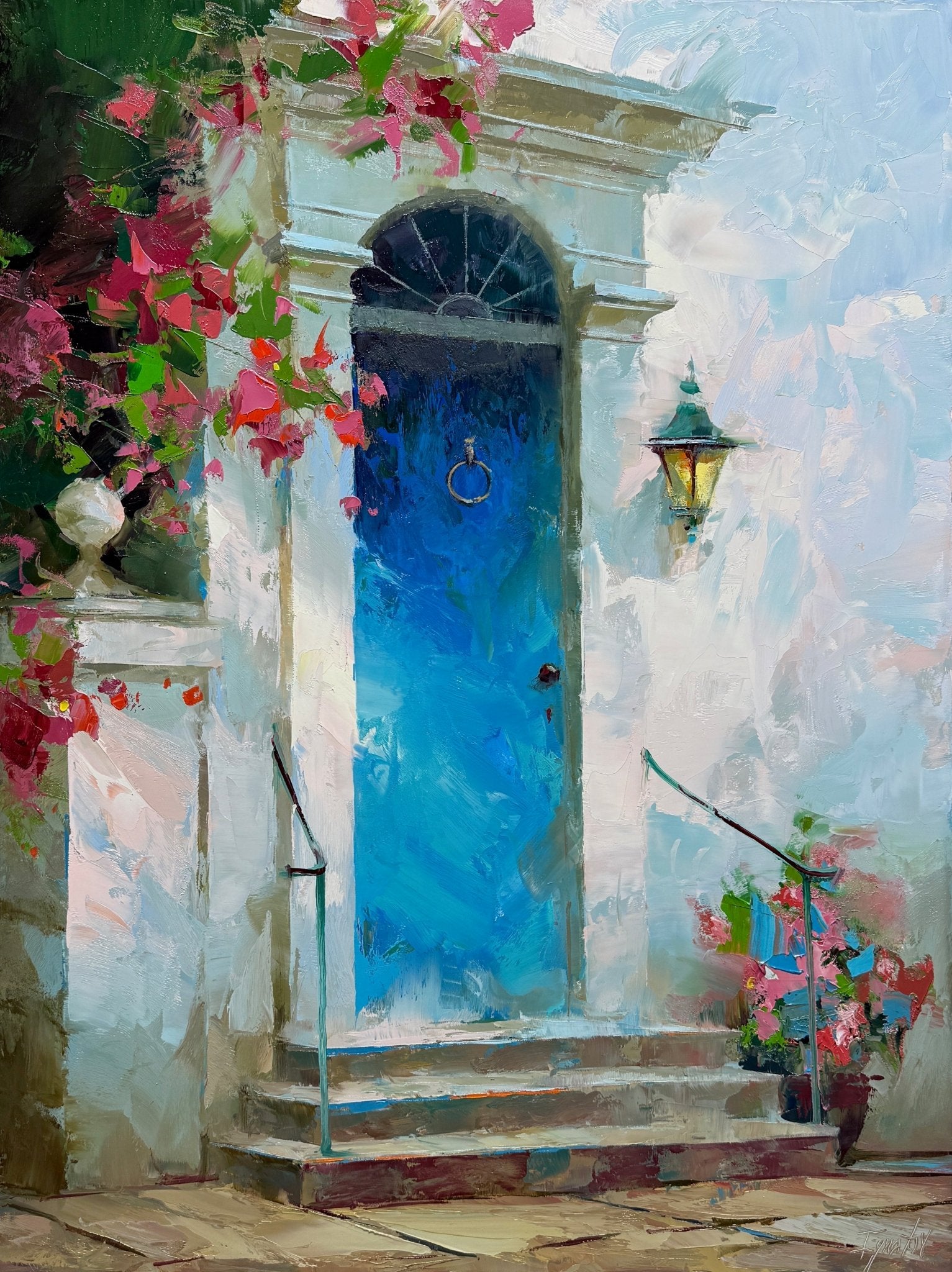 Blue Door by Ignat Ignatov at LePrince Galleries
