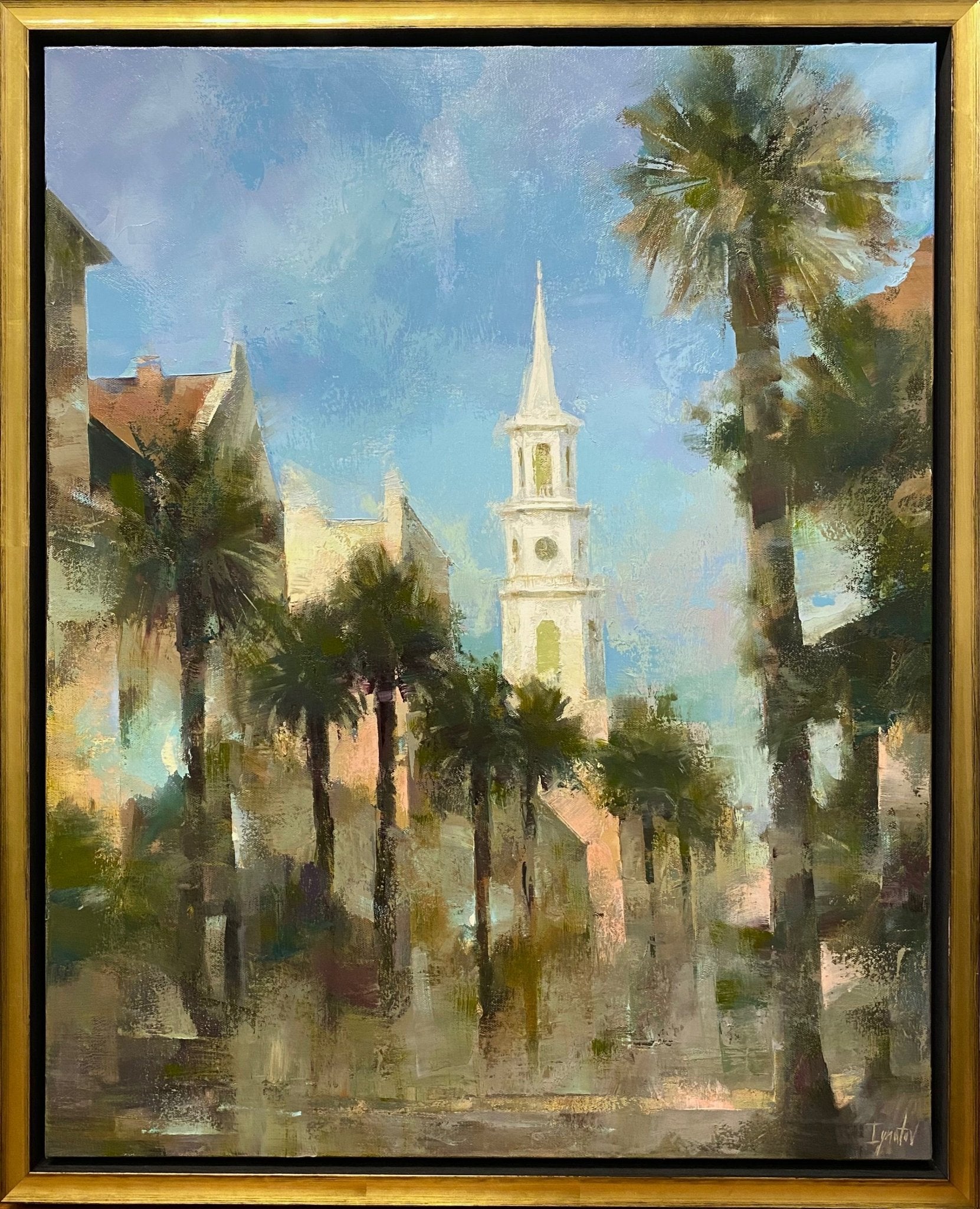Broad Street Cityscape by Ignat Ignatov at LePrince Galleries