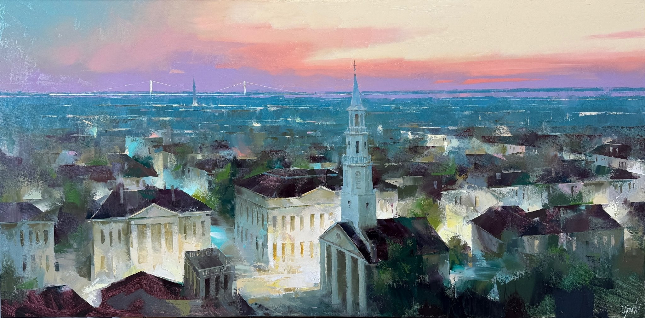 Charleston Aerial by Ignat Ignatov at LePrince Galleries