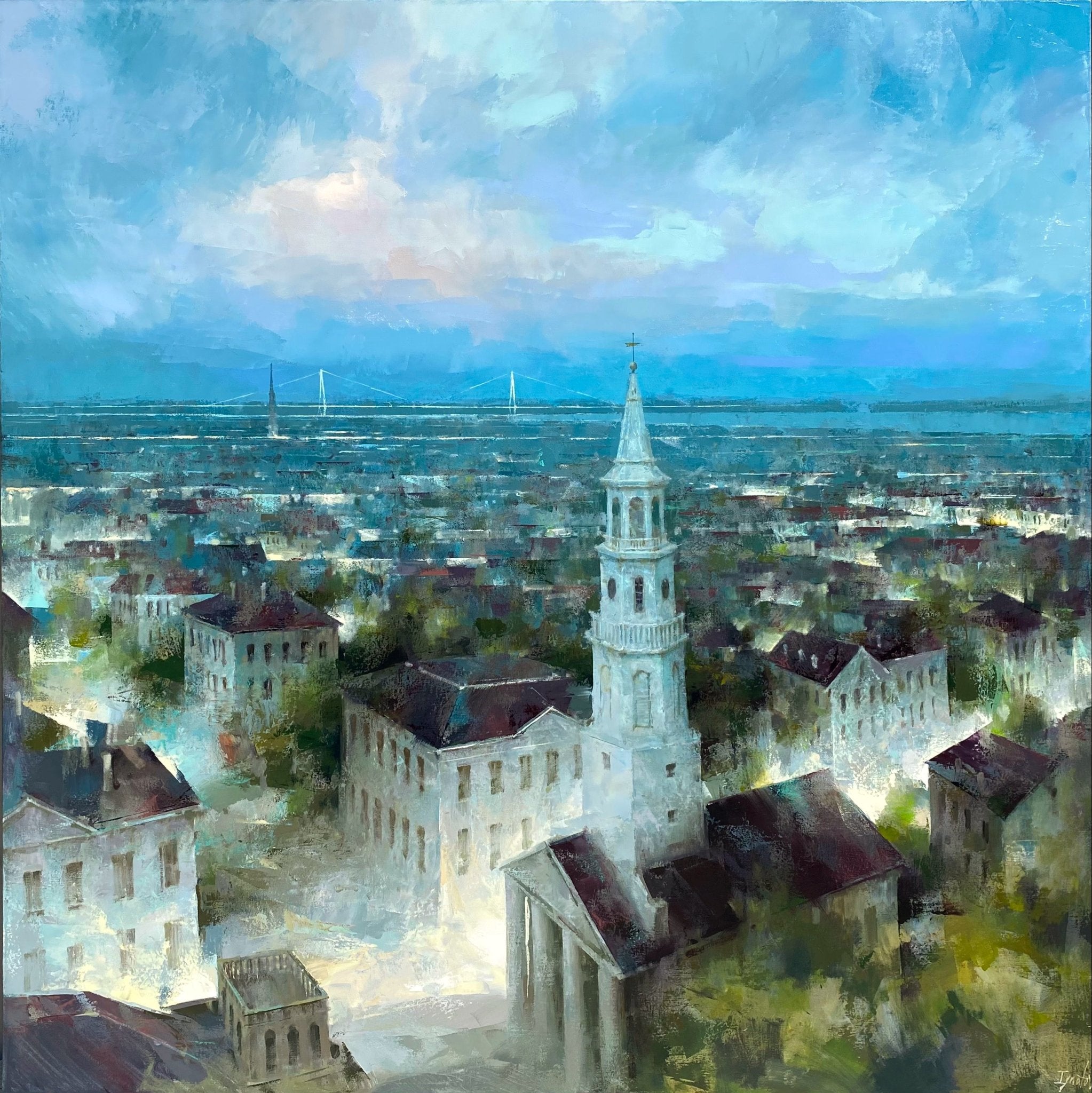 Charleston in Blues by Ignat Ignatov at LePrince Galleries