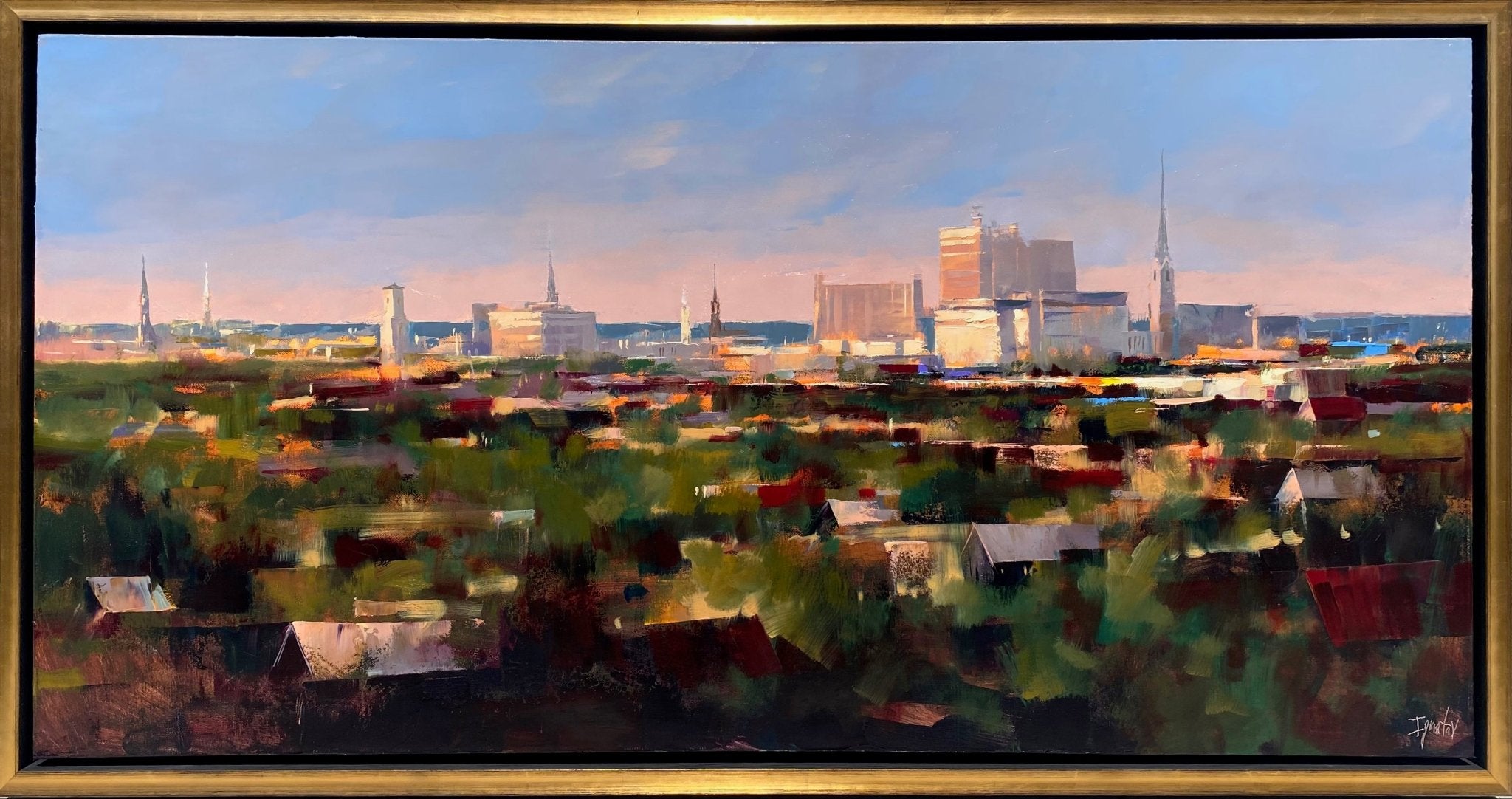 Charleston Skyline by Ignat Ignatov at LePrince Galleries