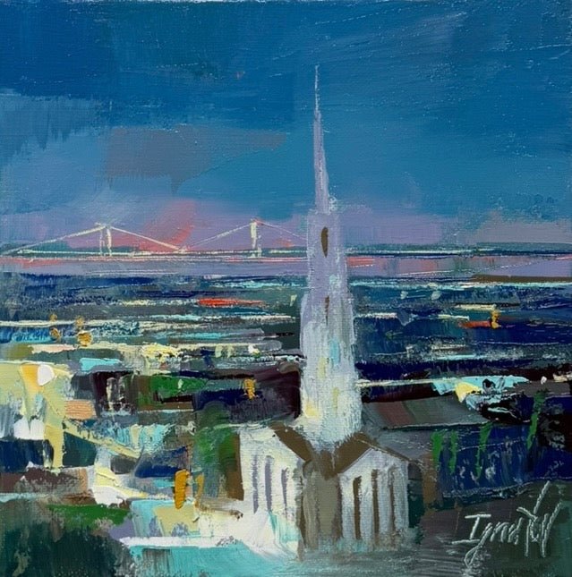 Church Street Nocturne by Ignat Ignatov at LePrince Galleries