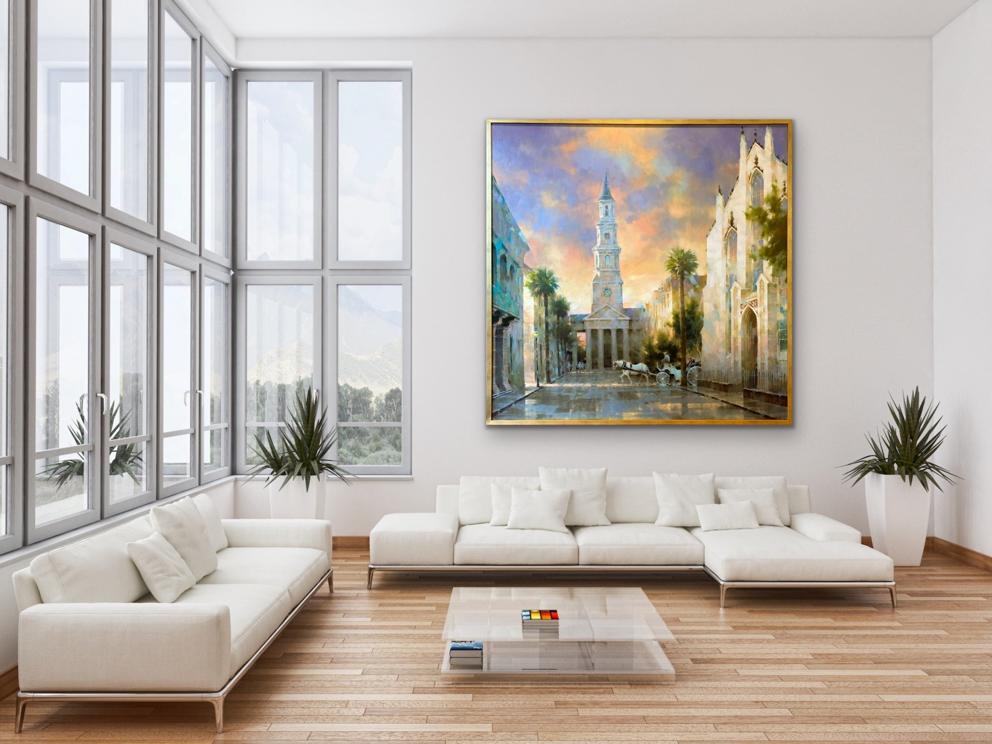 Church Street Sunset by Ignat Ignatov at LePrince Galleries