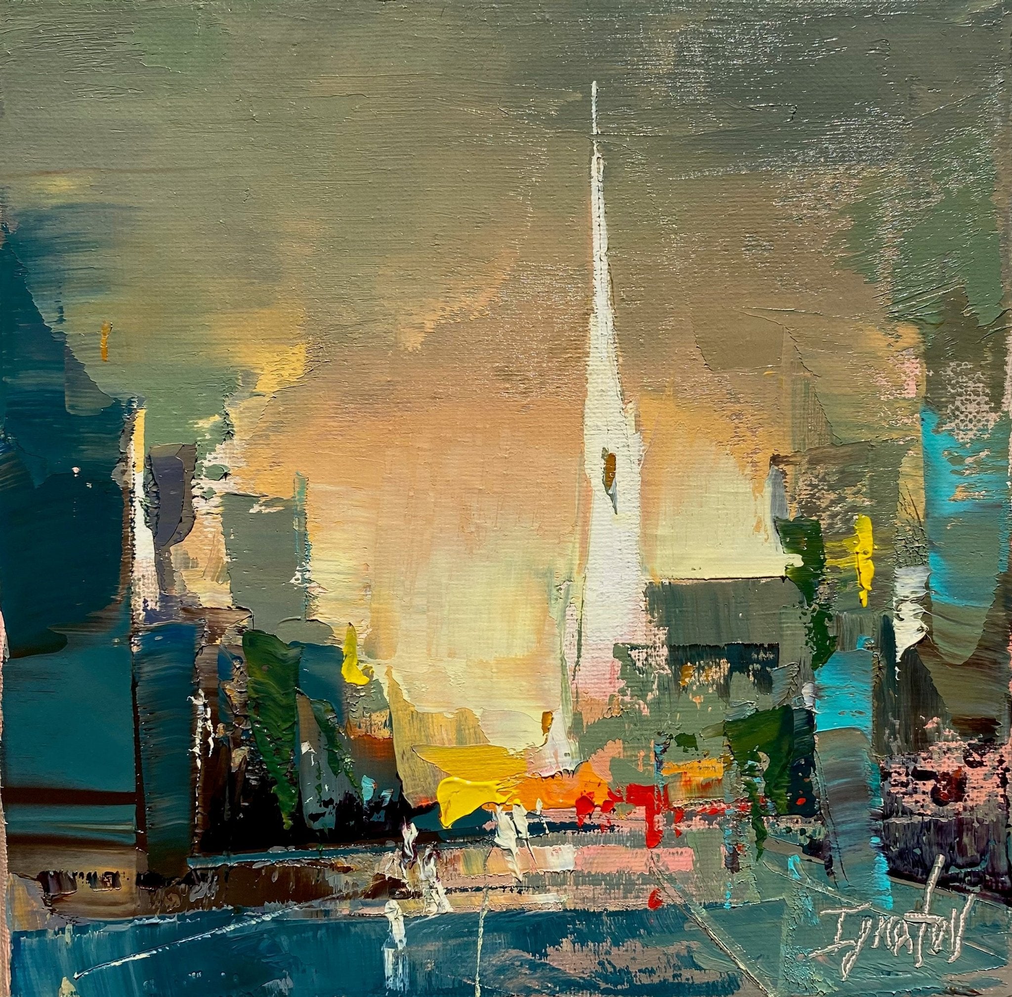 City Sunrise by Ignat Ignatov at LePrince Galleries