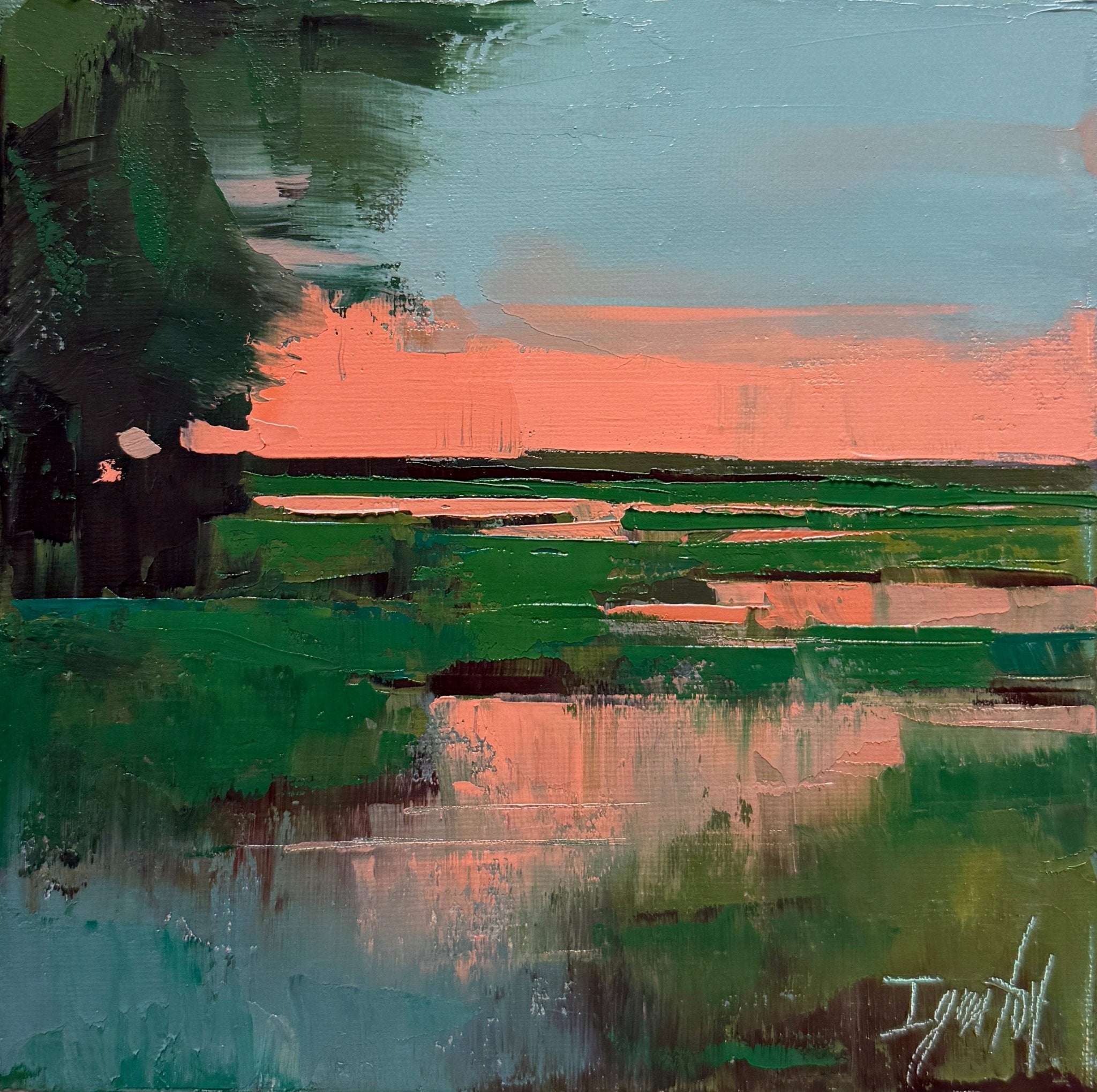 Dusk Glow at the Lowcountry by Ignat Ignatov at LePrince Galleries