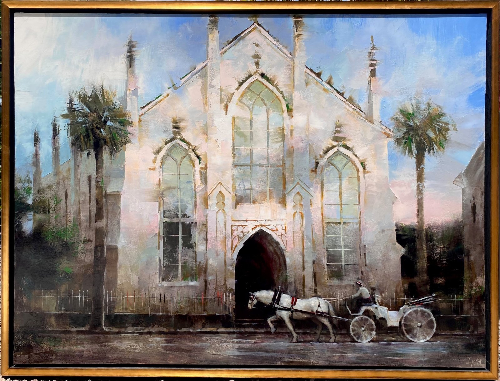 French Huguenot Church by Ignat Ignatov at LePrince Galleries