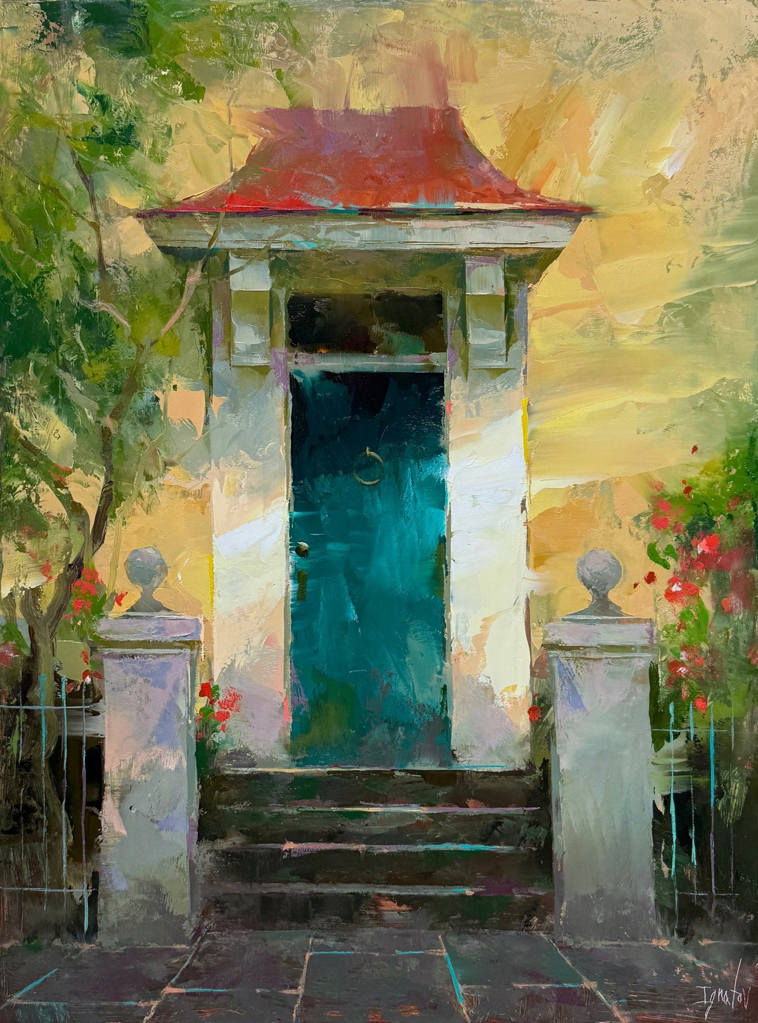Green Door by Ignat Ignatov at LePrince Galleries