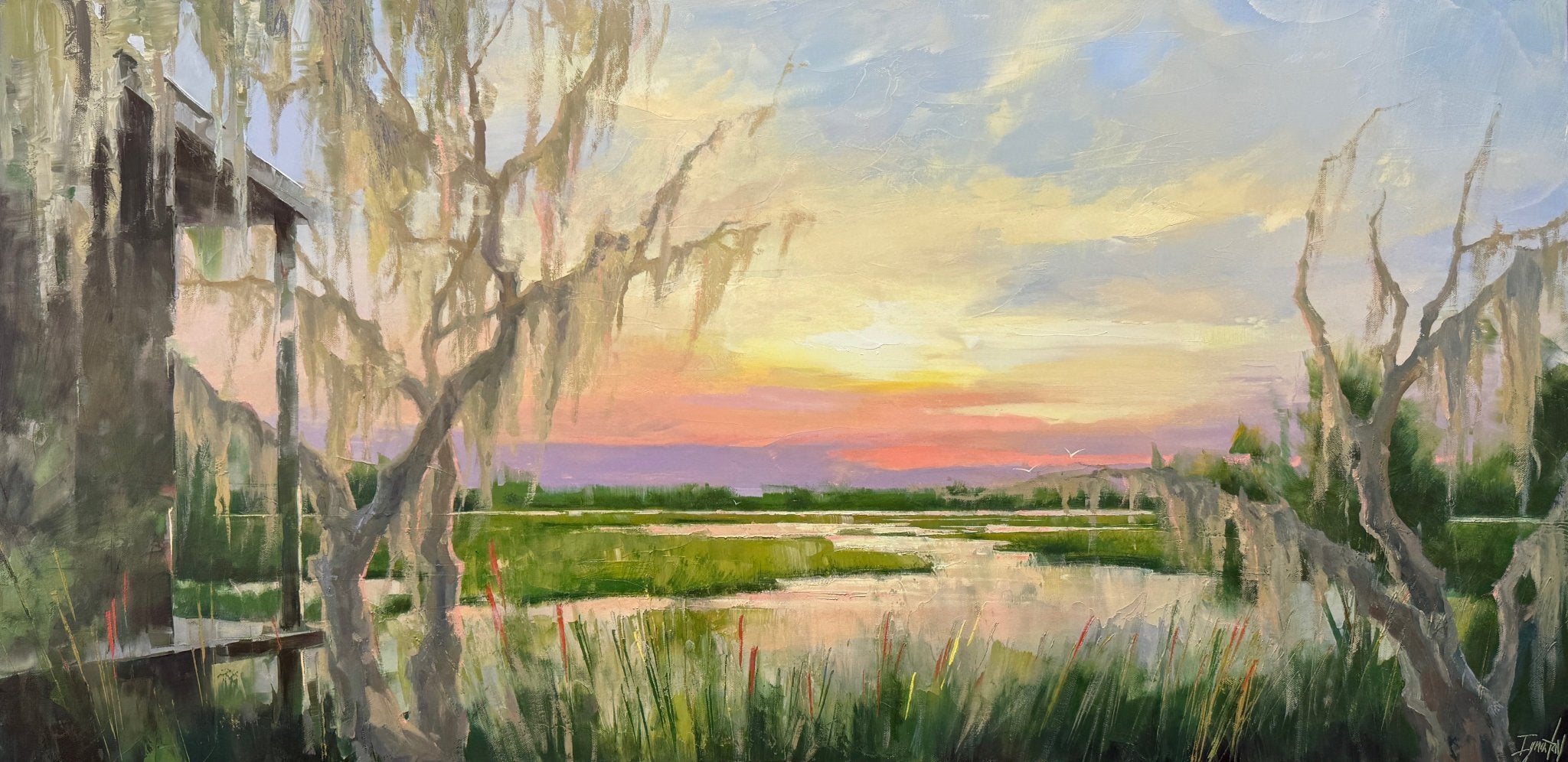 Kiawah Sunset by Ignat Ignatov at LePrince Galleries