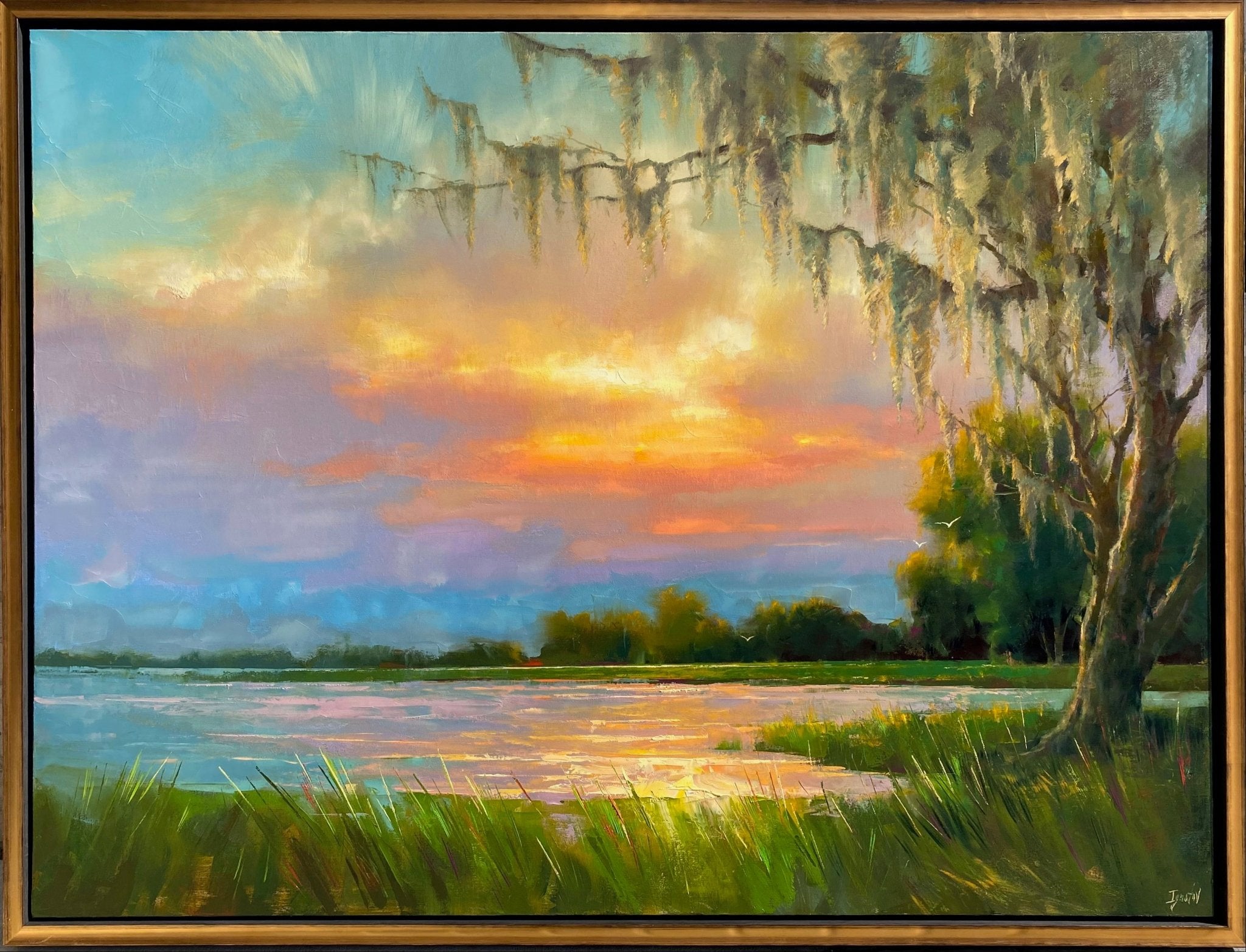 Lowcountry Sunset Reverie by Ignat Ignatov at LePrince Galleries