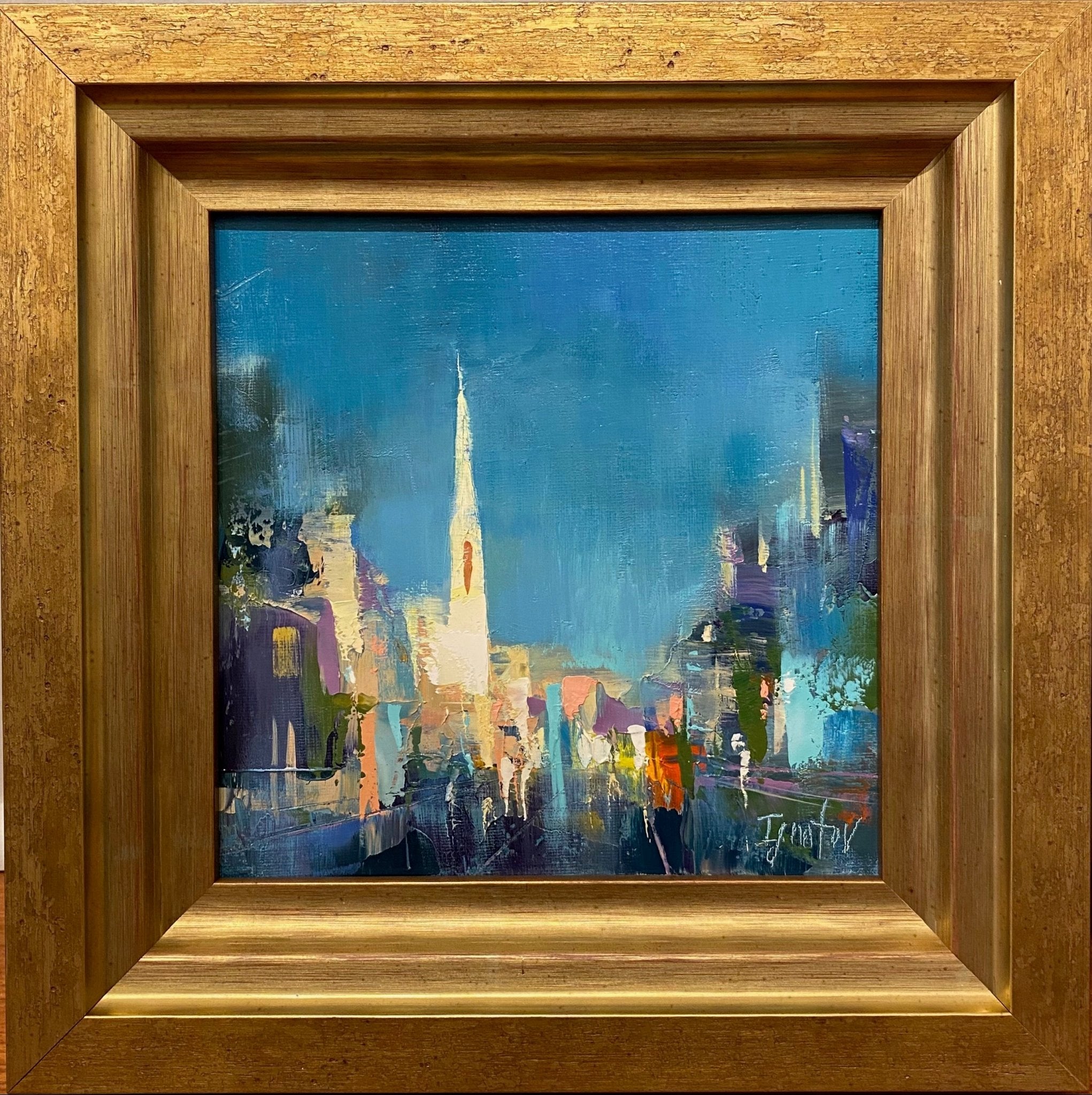 Meeting Street Nocturne by Ignat Ignatov at LePrince Galleries