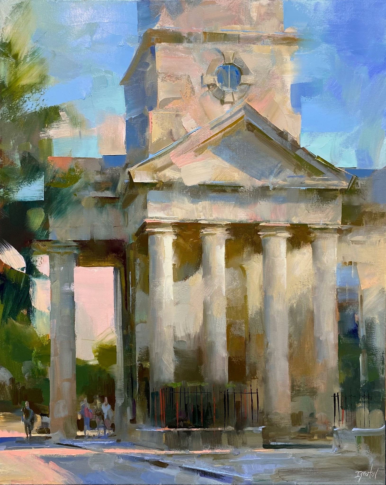 Morning Light on St. Phillip's by Ignat Ignatov at LePrince Galleries