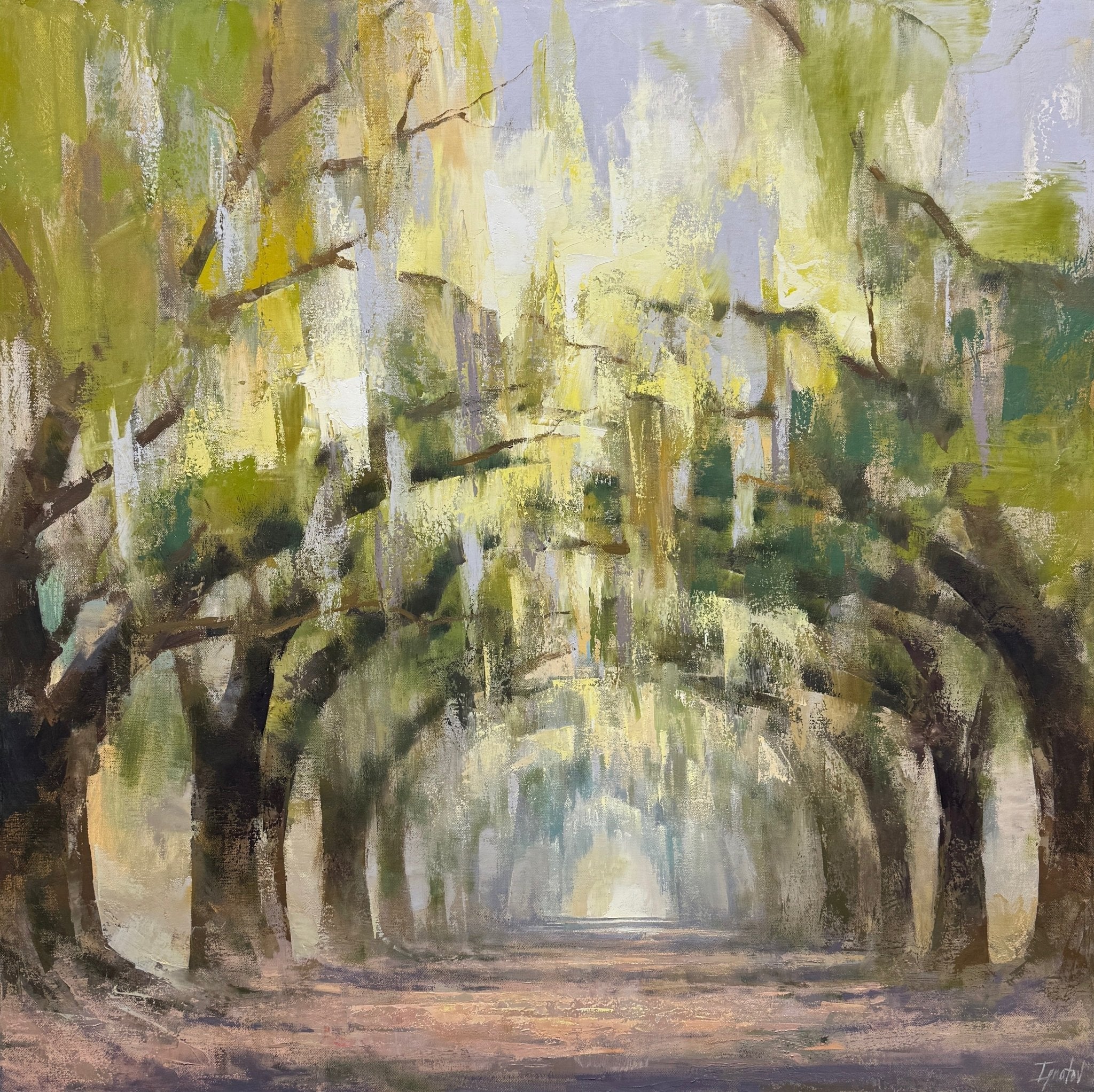 Moss - Draped Dreamway by Ignat Ignatov at LePrince Galleries