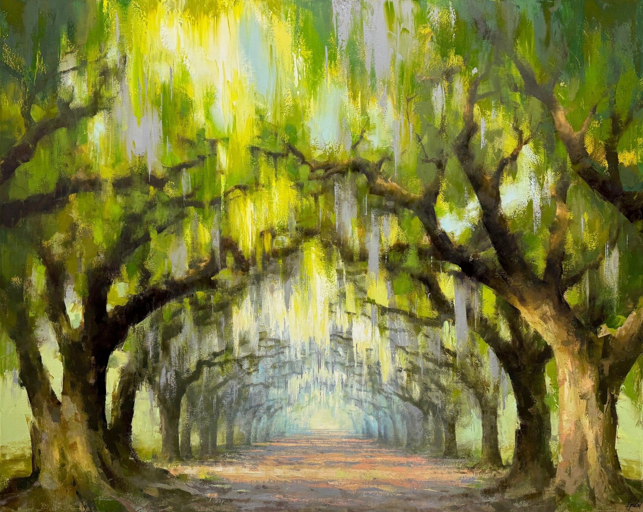 Oak Cathedral Light by Ignat Ignatov at LePrince Galleries