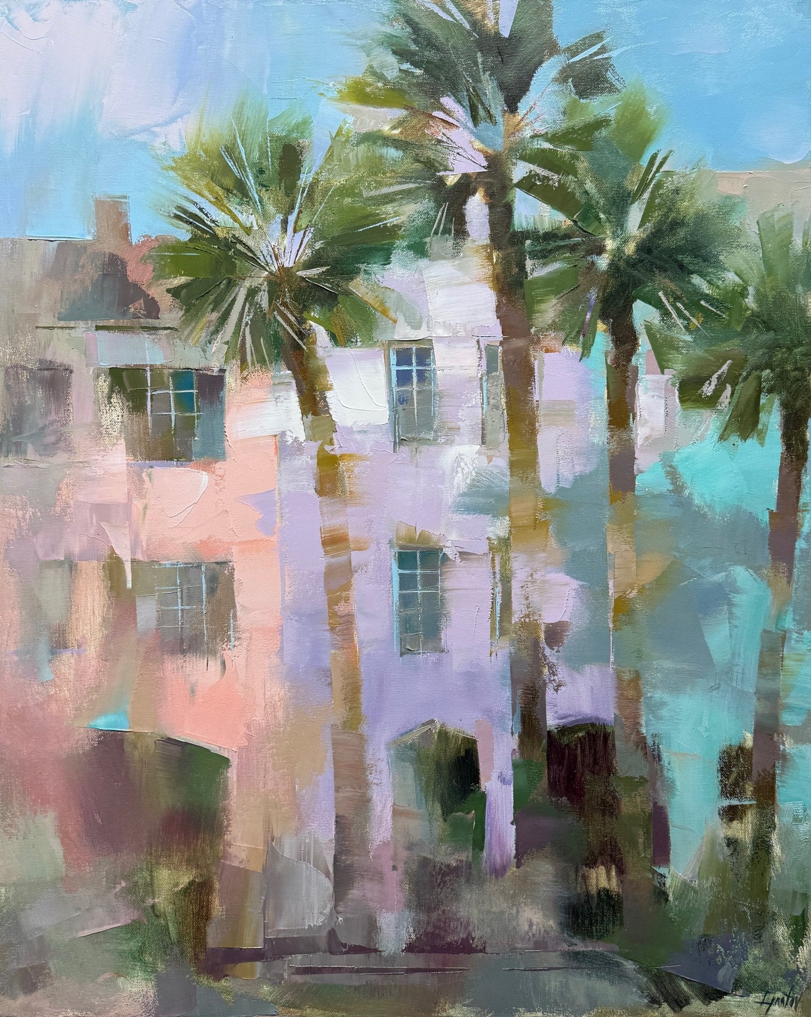 Rainbow Row by Ignat Ignatov at LePrince Galleries