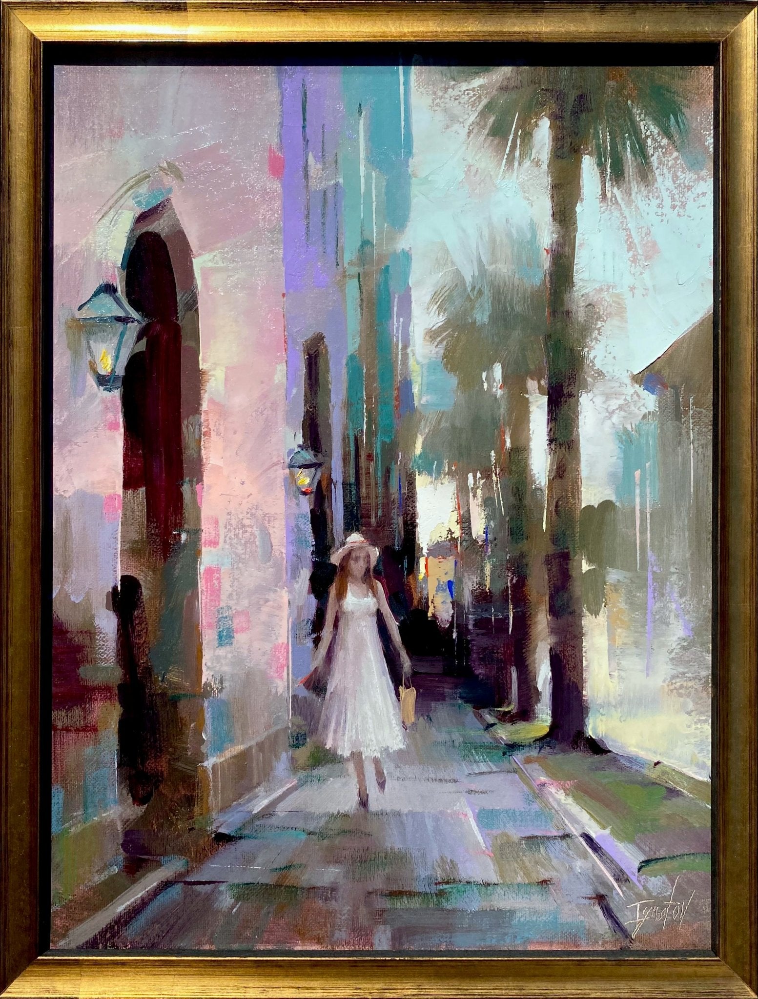 Rainbow Row Morning by Ignat Ignatov at LePrince Galleries