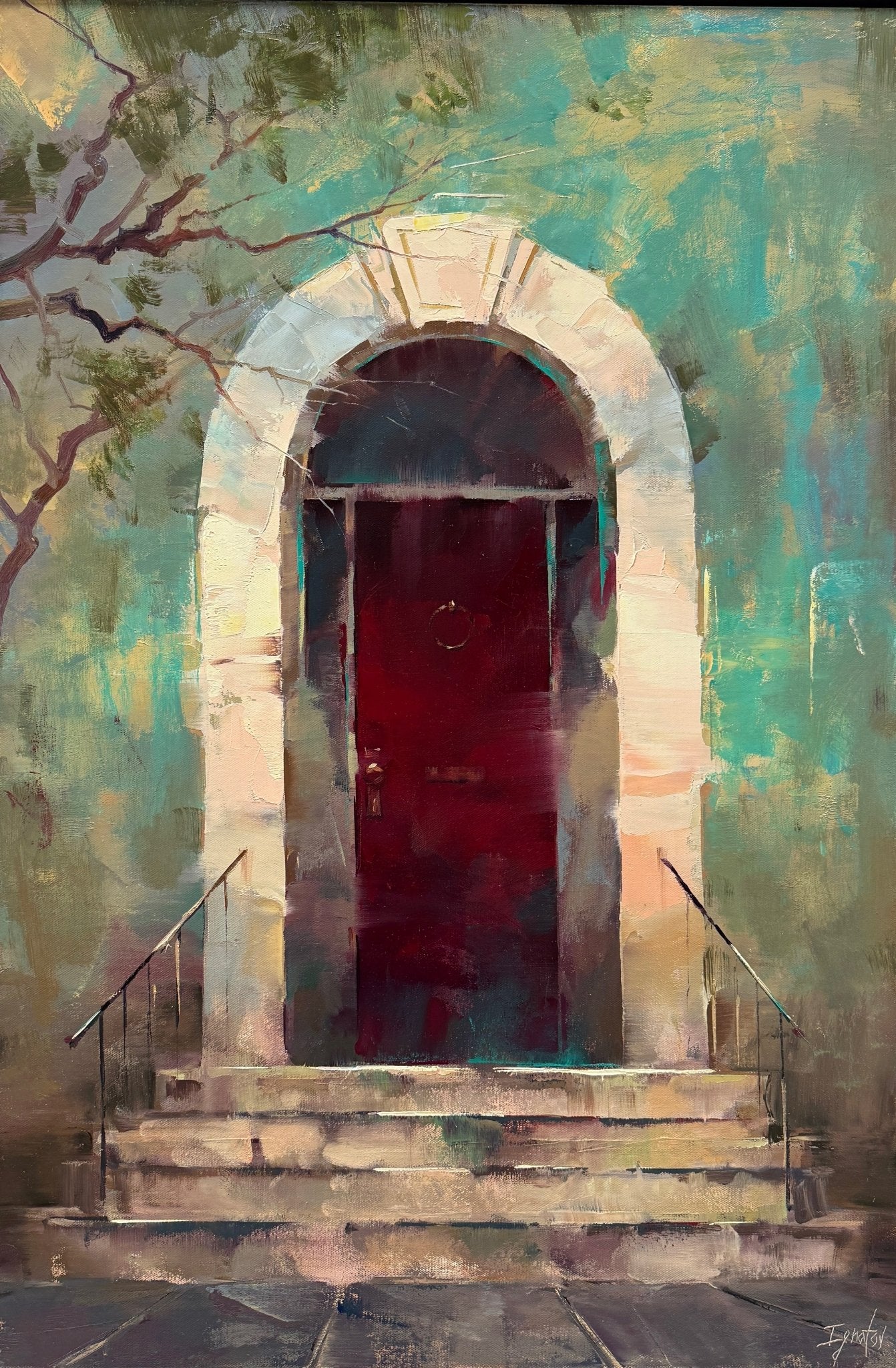 Red Door by Ignat Ignatov at LePrince Galleries