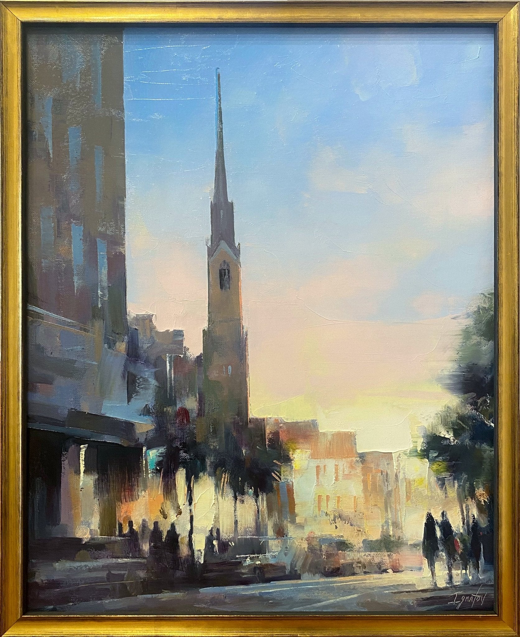 St. Mathew's Cityscape by Ignat Ignatov at LePrince Galleries