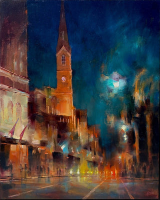 St. Mathew's Nocturne by Ignat Ignatov at LePrince Galleries