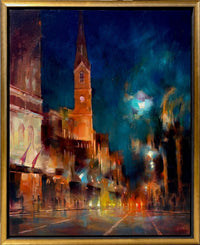 St. Mathew's Nocturne by Ignat Ignatov at LePrince Galleries