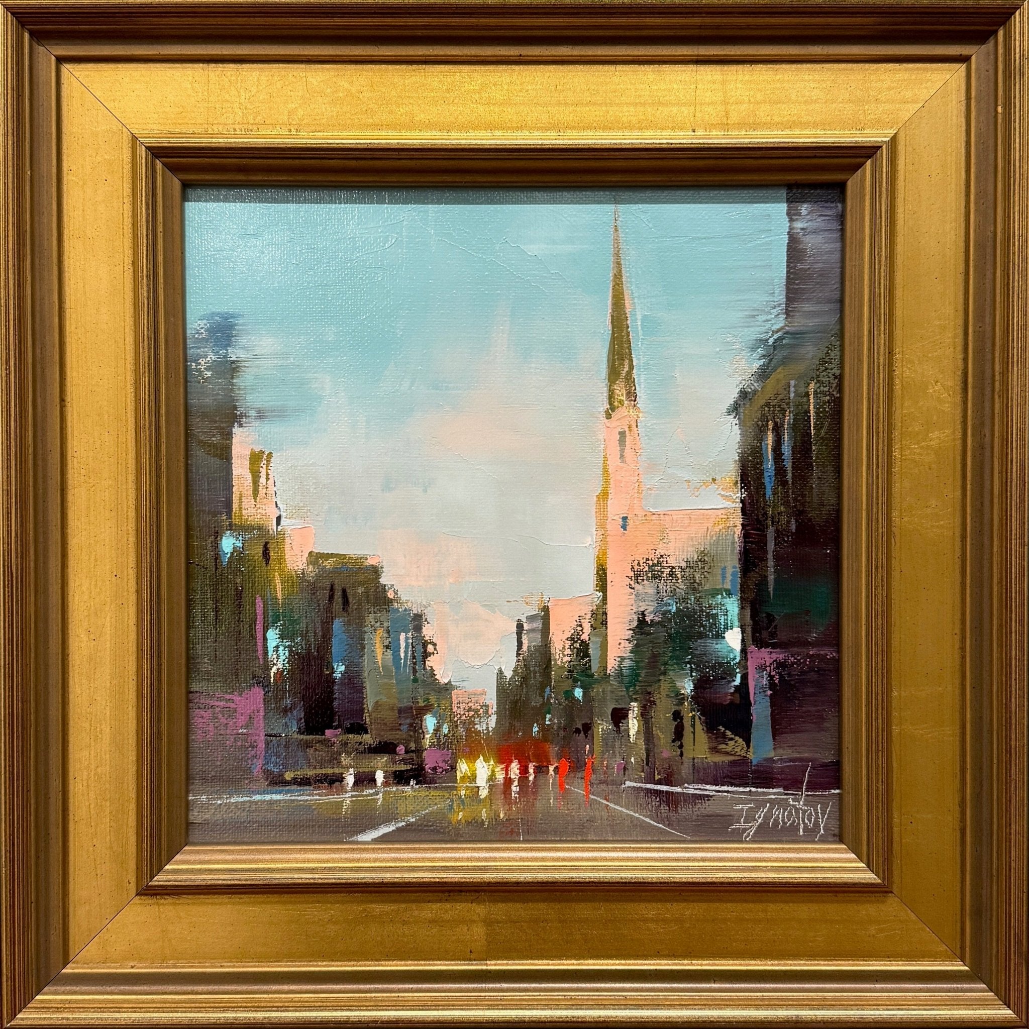 St. Matthew's Dusk by Ignat Ignatov at LePrince Galleries