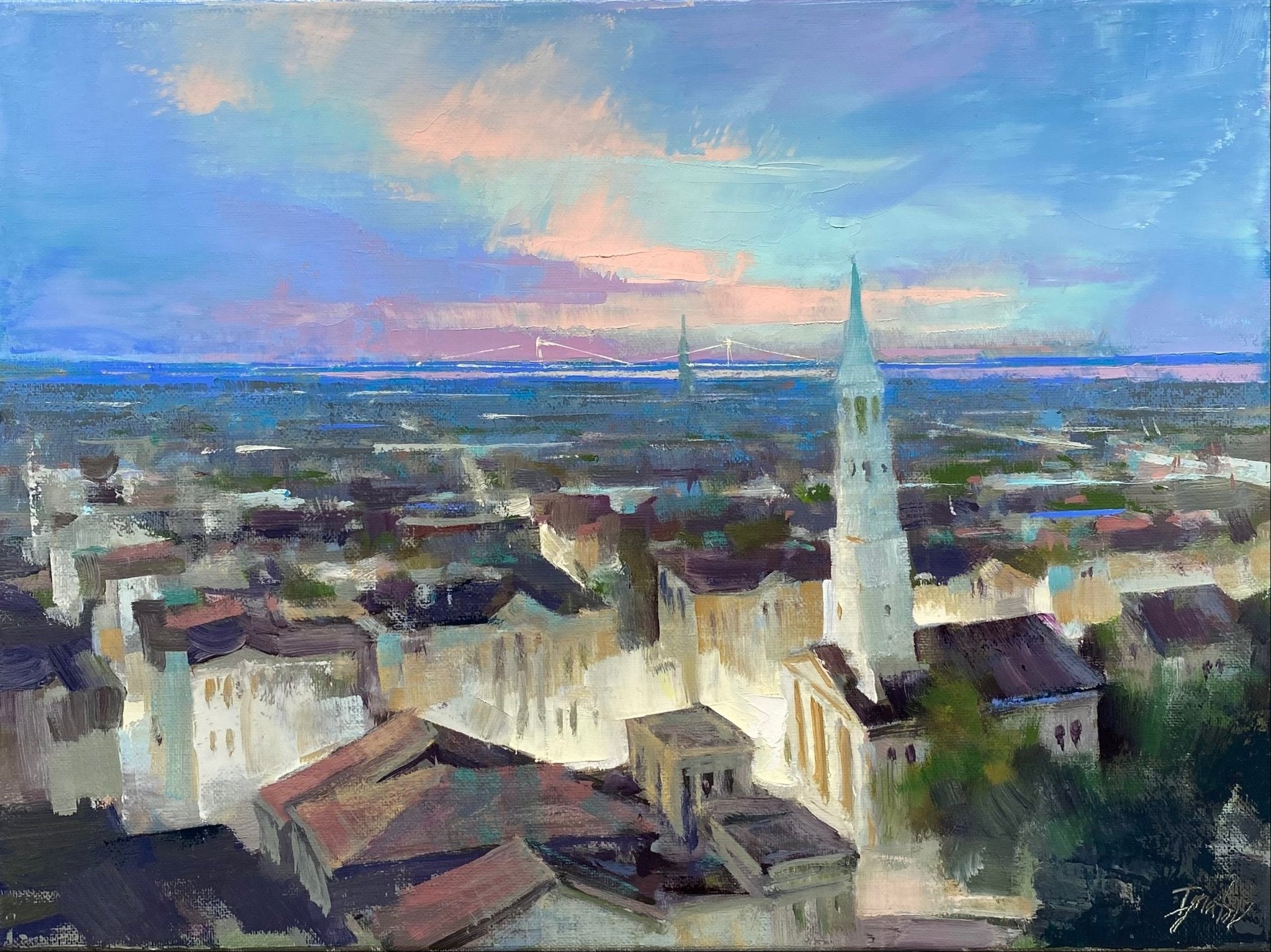 St. Michael's Aerial by Ignat Ignatov at LePrince Galleries