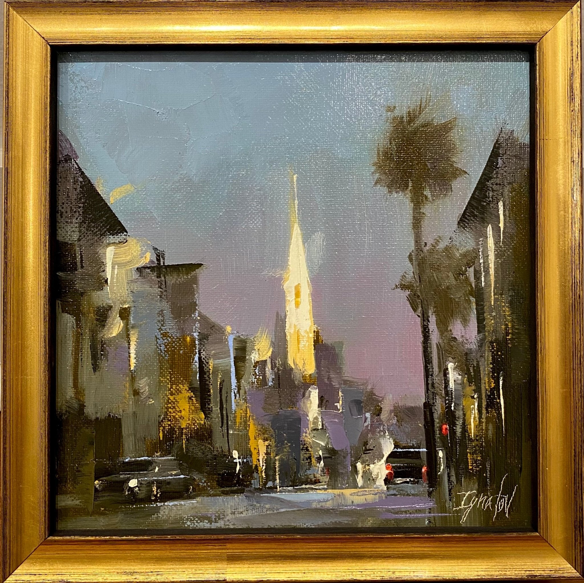 St. Michaels after Dark by Ignat Ignatov at LePrince Galleries