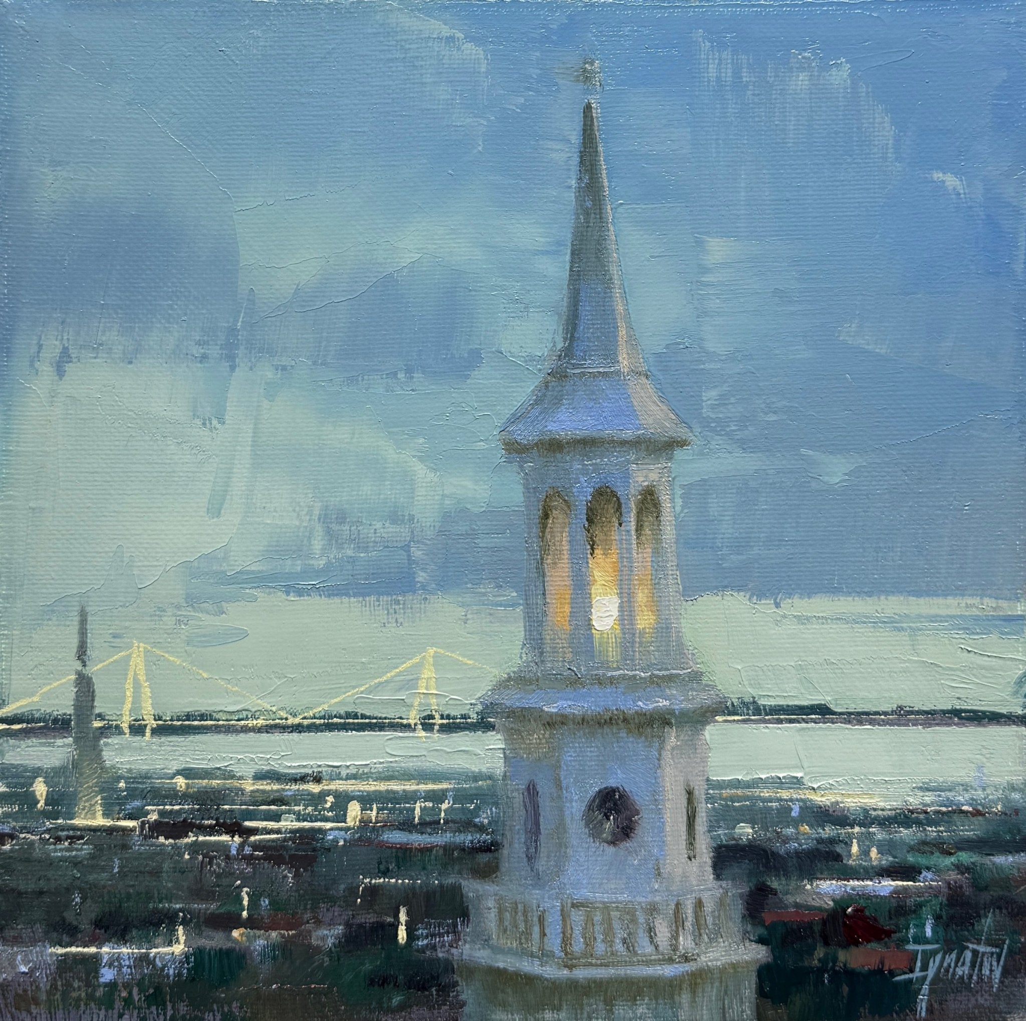St' Michaels after Dusk by Ignat Ignatov at LePrince Galleries
