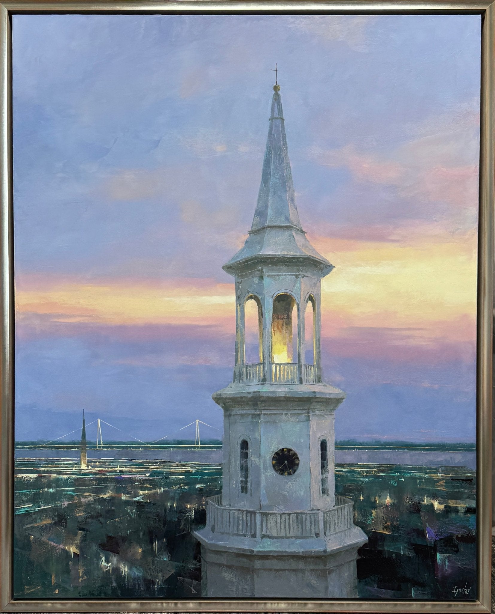 St. Michael's Dusk Aerial by Ignat Ignatov at LePrince Galleries