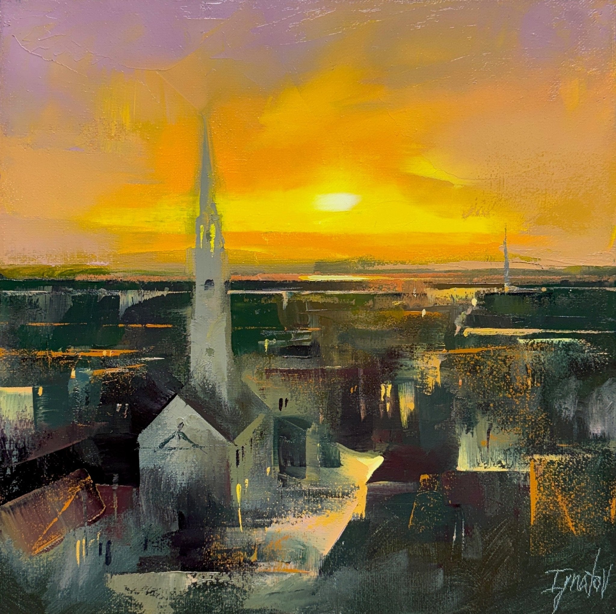 St. Michael's Glow by Ignat Ignatov at LePrince Galleries