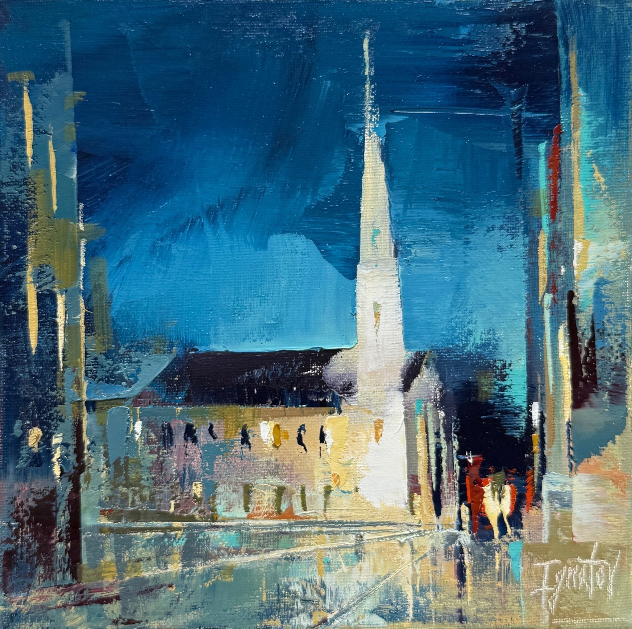 St. Michael's Night Glow by Ignat Ignatov at LePrince Galleries