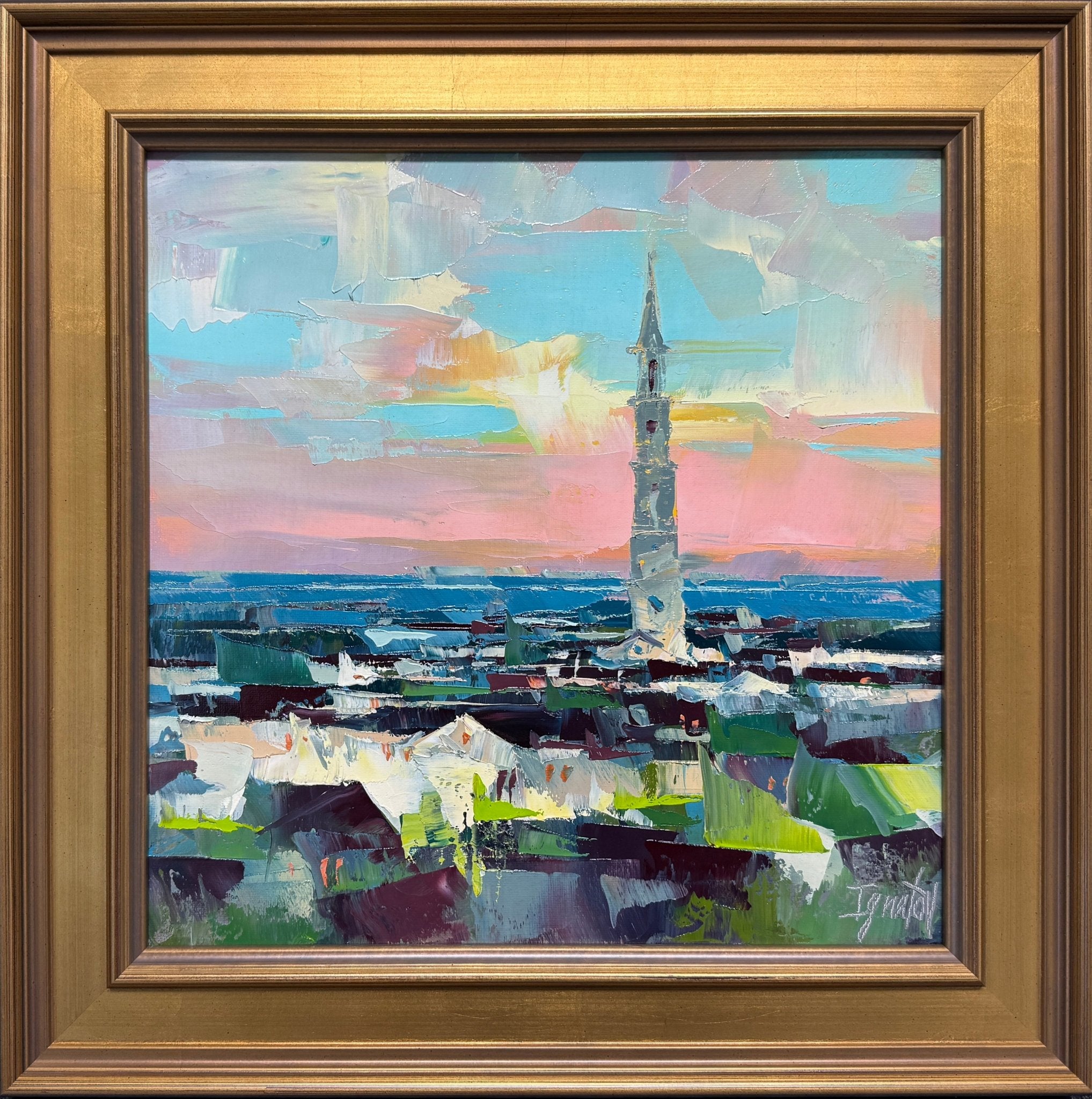 St' Philip's Dusk Silhouette by Ignat Ignatov at LePrince Galleries