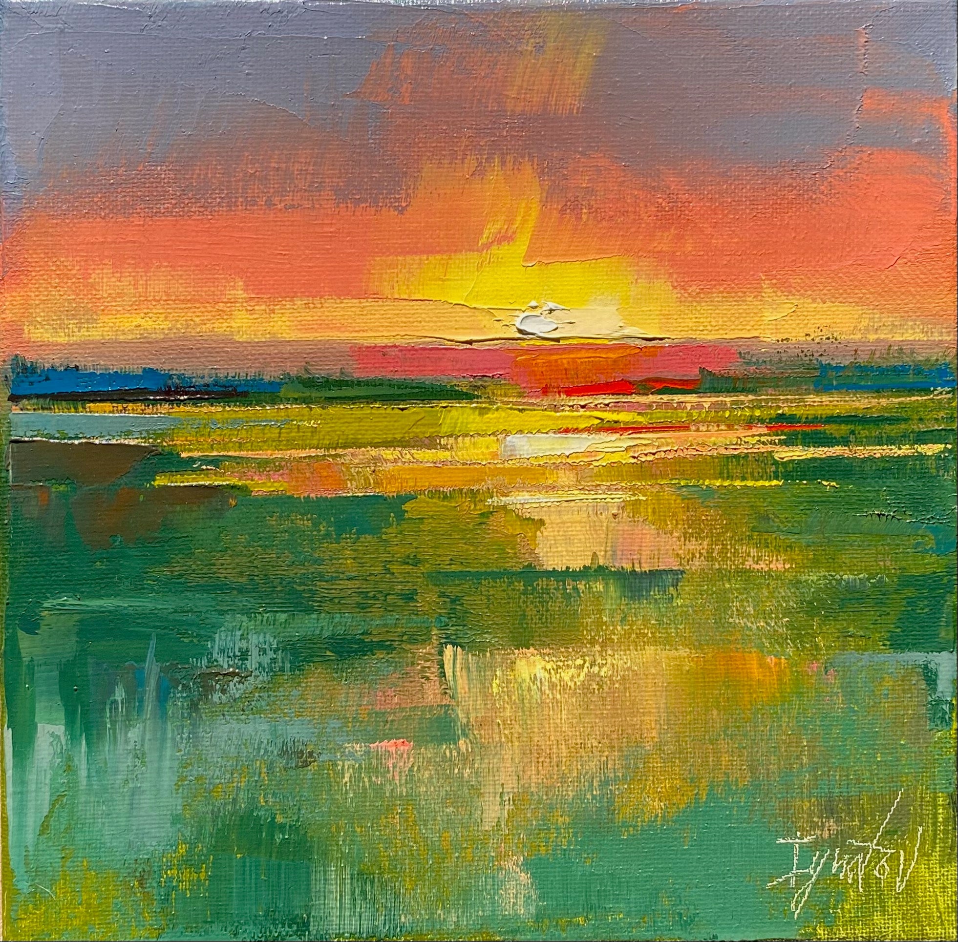 Sunset Reflections by Ignat Ignatov at LePrince Galleries