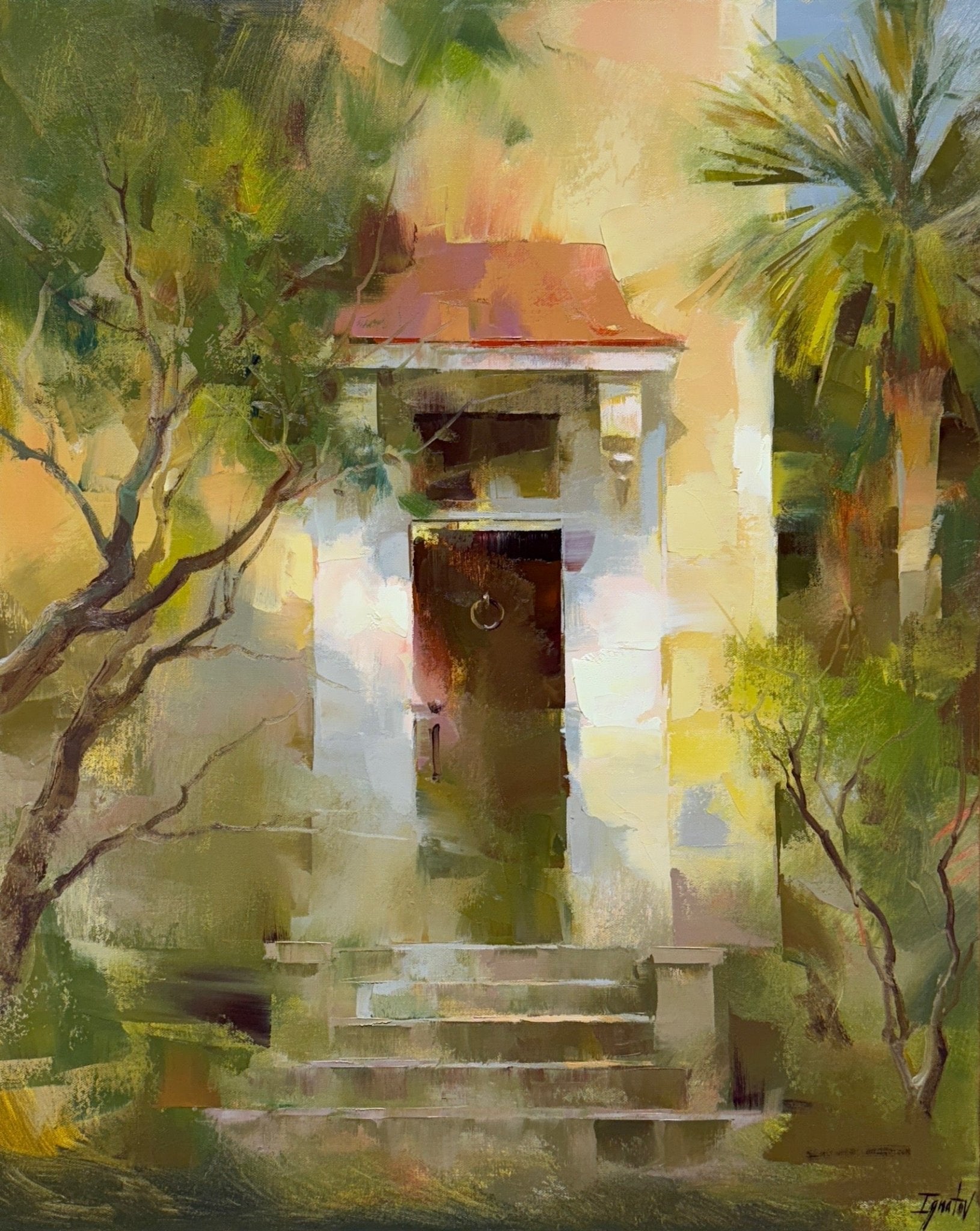 Tradd Street Doorway by Ignat Ignatov at LePrince Galleries