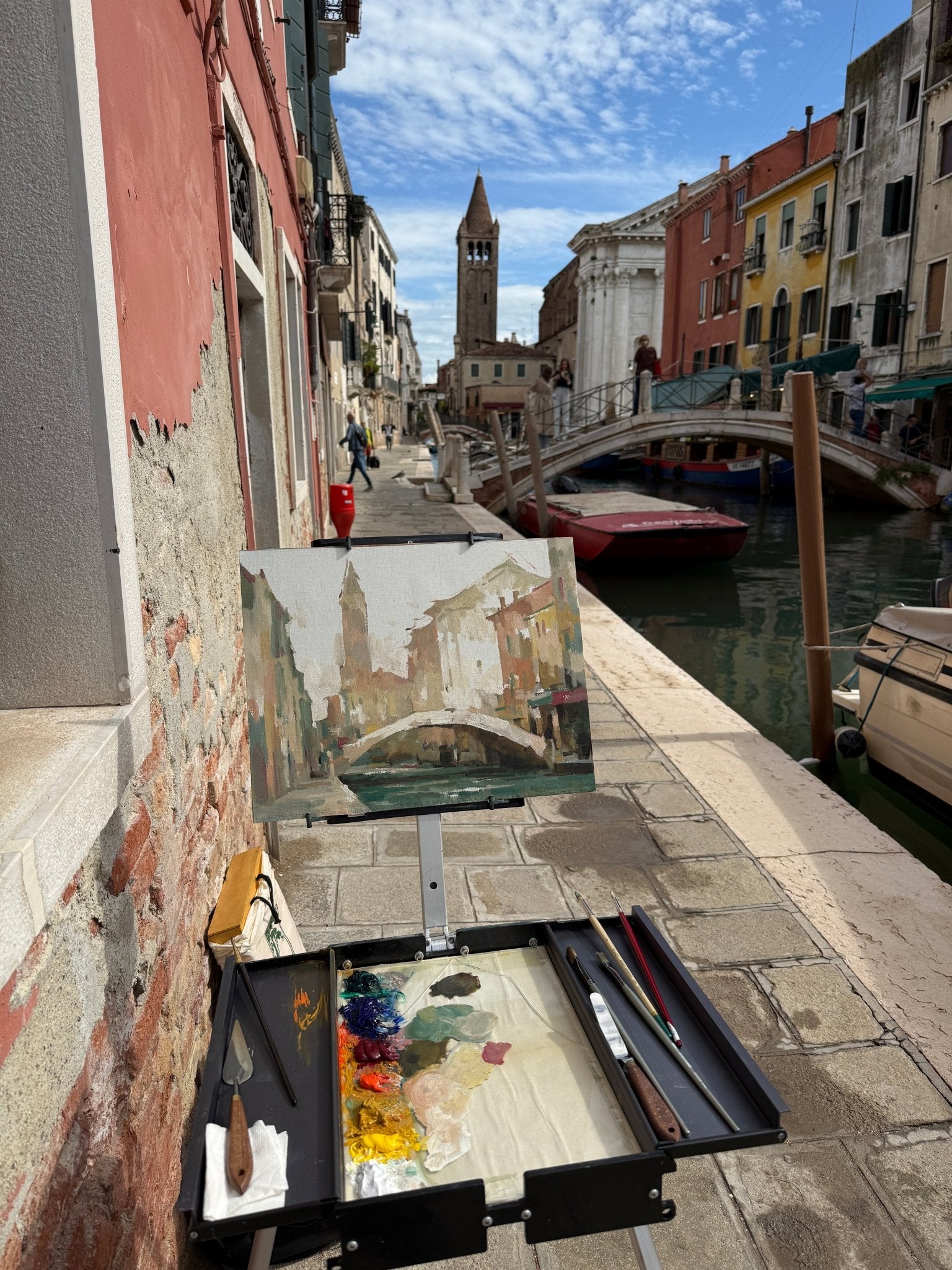 Venetian Bridge by Ignat Ignatov at LePrince Galleries